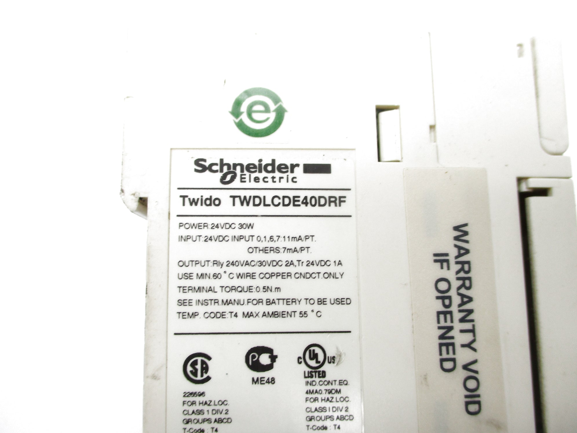 SCHNEIDER ELECTRIC TWDLCDE40DRF UNMP