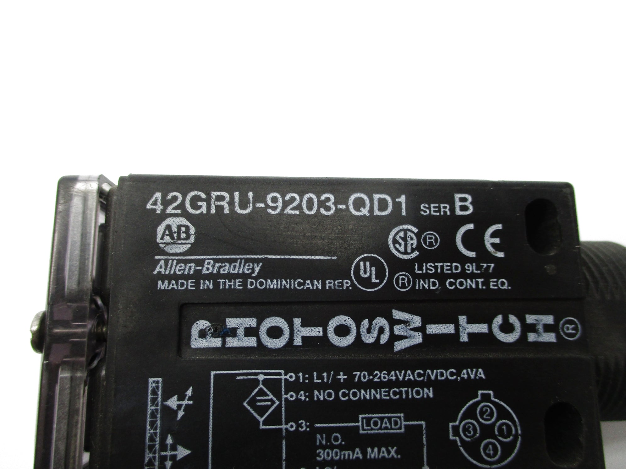 ALLEN BRADLEY 42GRU-9203-QD1 SER. B UNMP