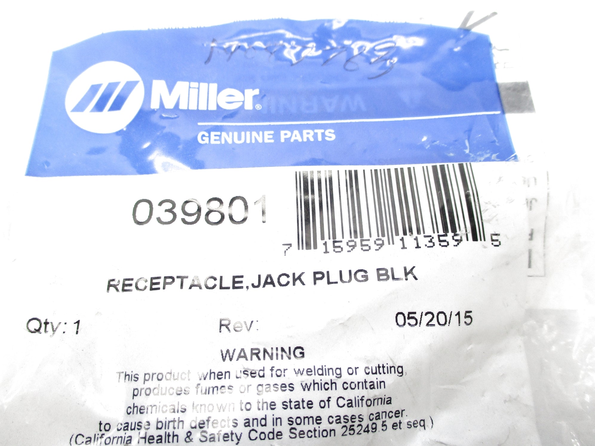 MILLER 039801 NSMP