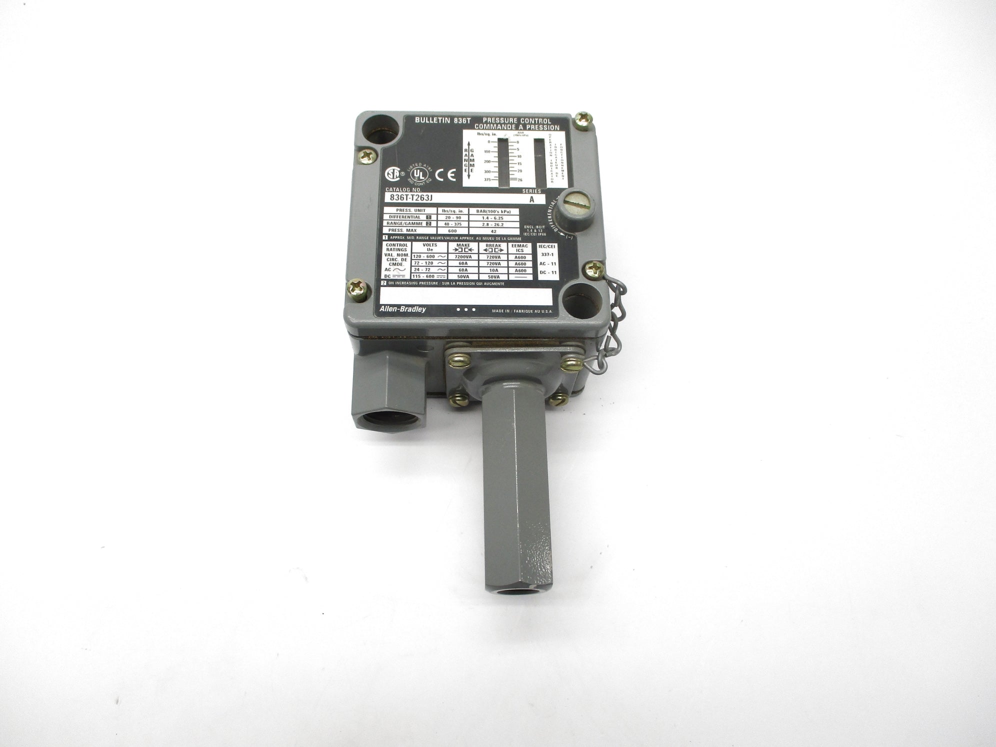 ALLEN BRADLEY 836T-T263J SER. A NSNP