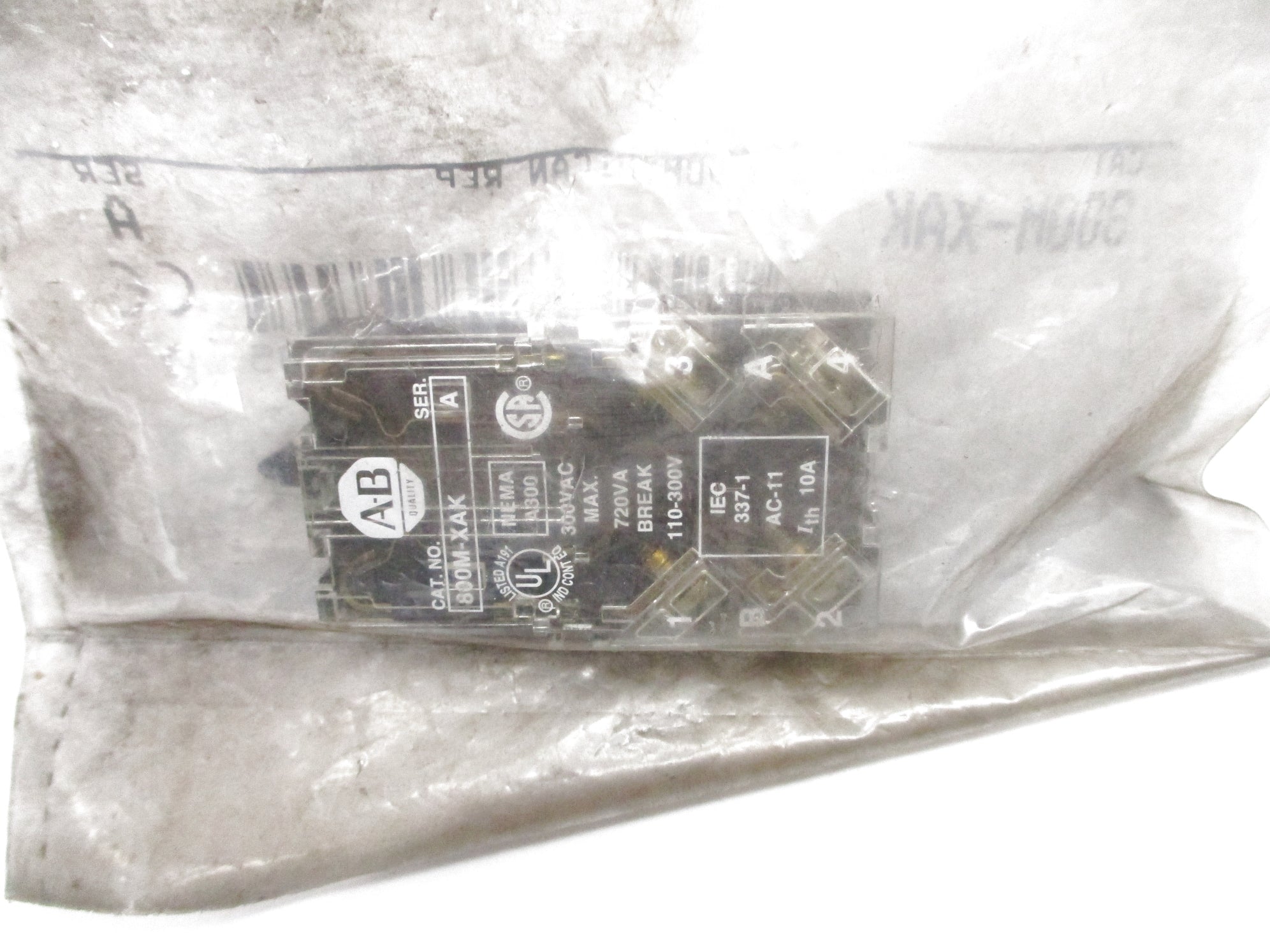 INDUSTRIAL SPARE PART 800M-XAK SER. A NSMP