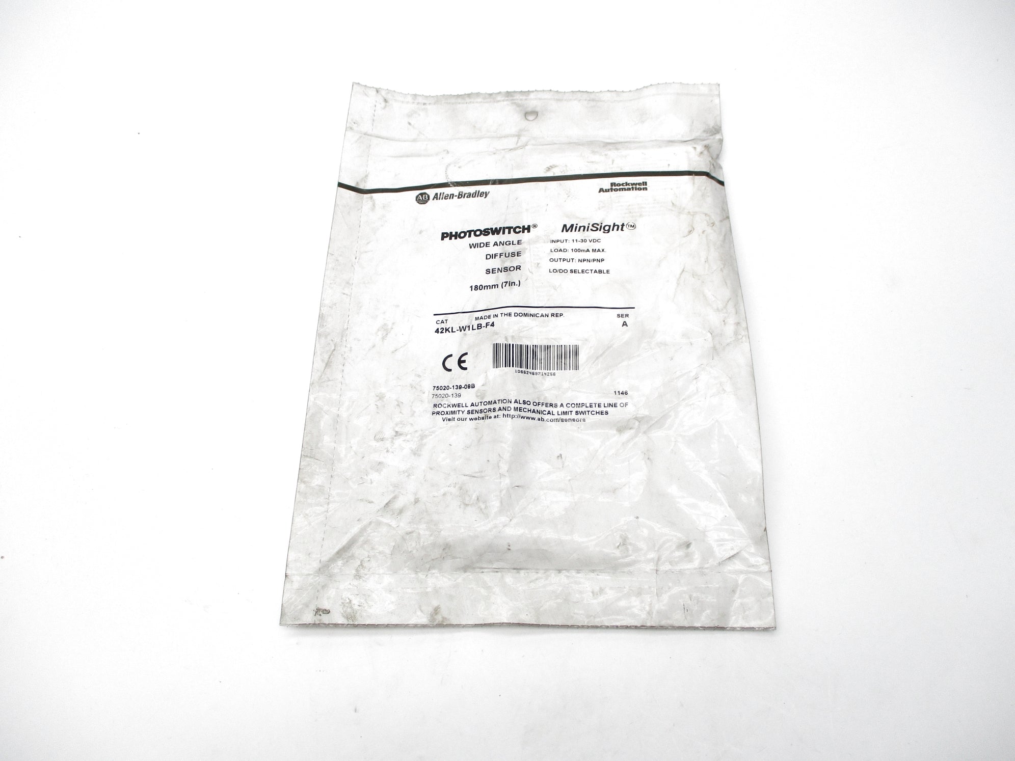 ALLEN BRADLEY 42KL-W1LB-F4 SER. A 11-30VDC NSMP