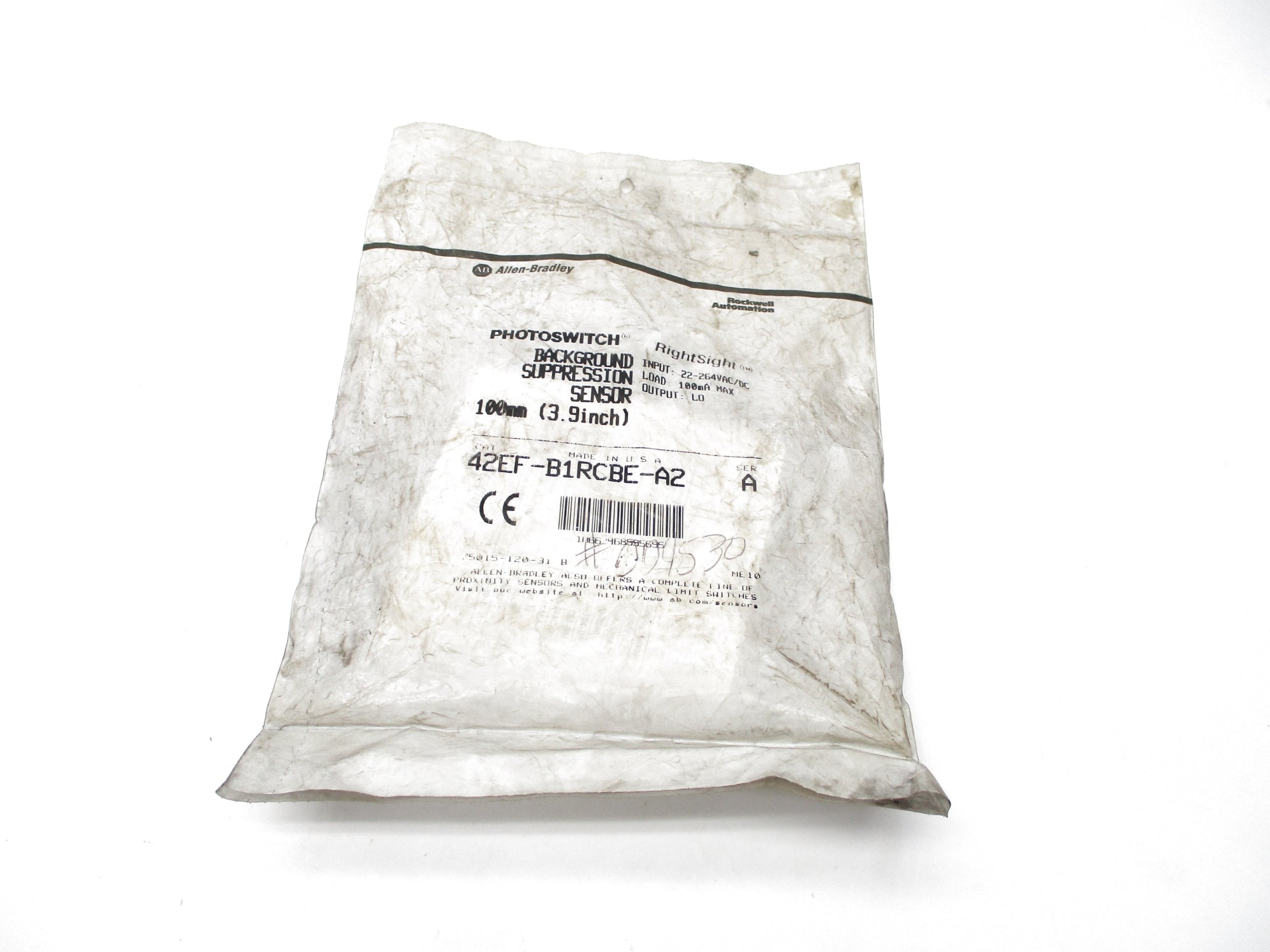 ALLEN BRADLEY 42EF-B1RCBE-A2 SER. A NSMP