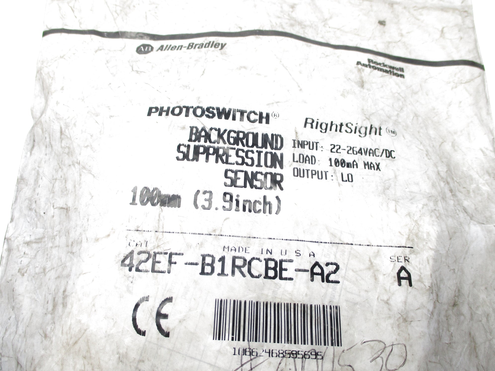 ALLEN BRADLEY 42EF-B1RCBE-A2 SER. A NSMP
