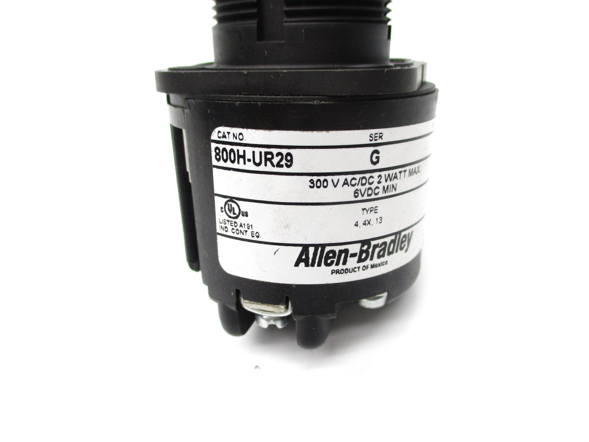 ALLEN BRADLEY 800H-UR29 SER. G (AS PICTURED) NSNP