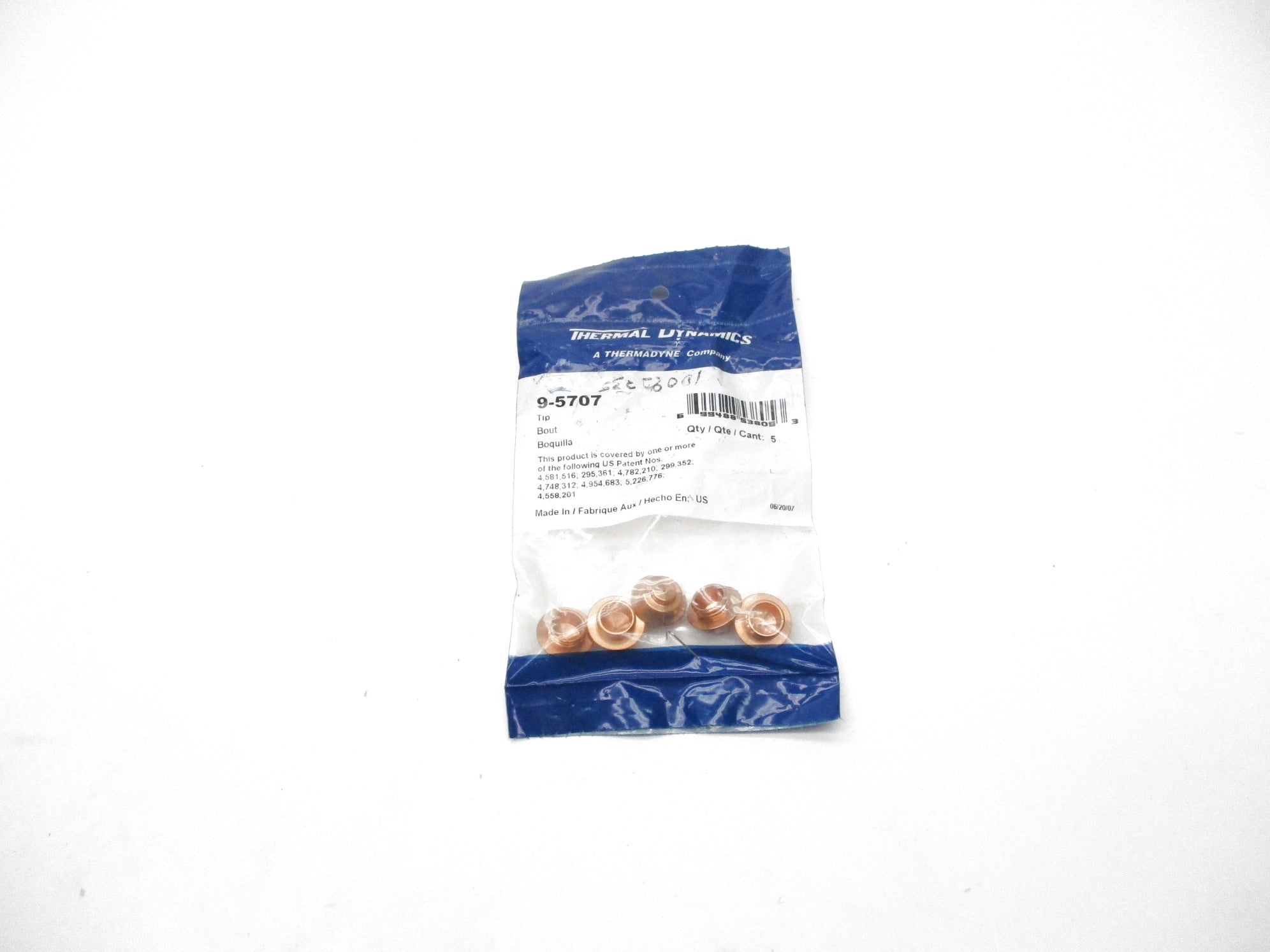 THERMAL DYNAMICS 9-5707 (PKG OF 5) NSMP