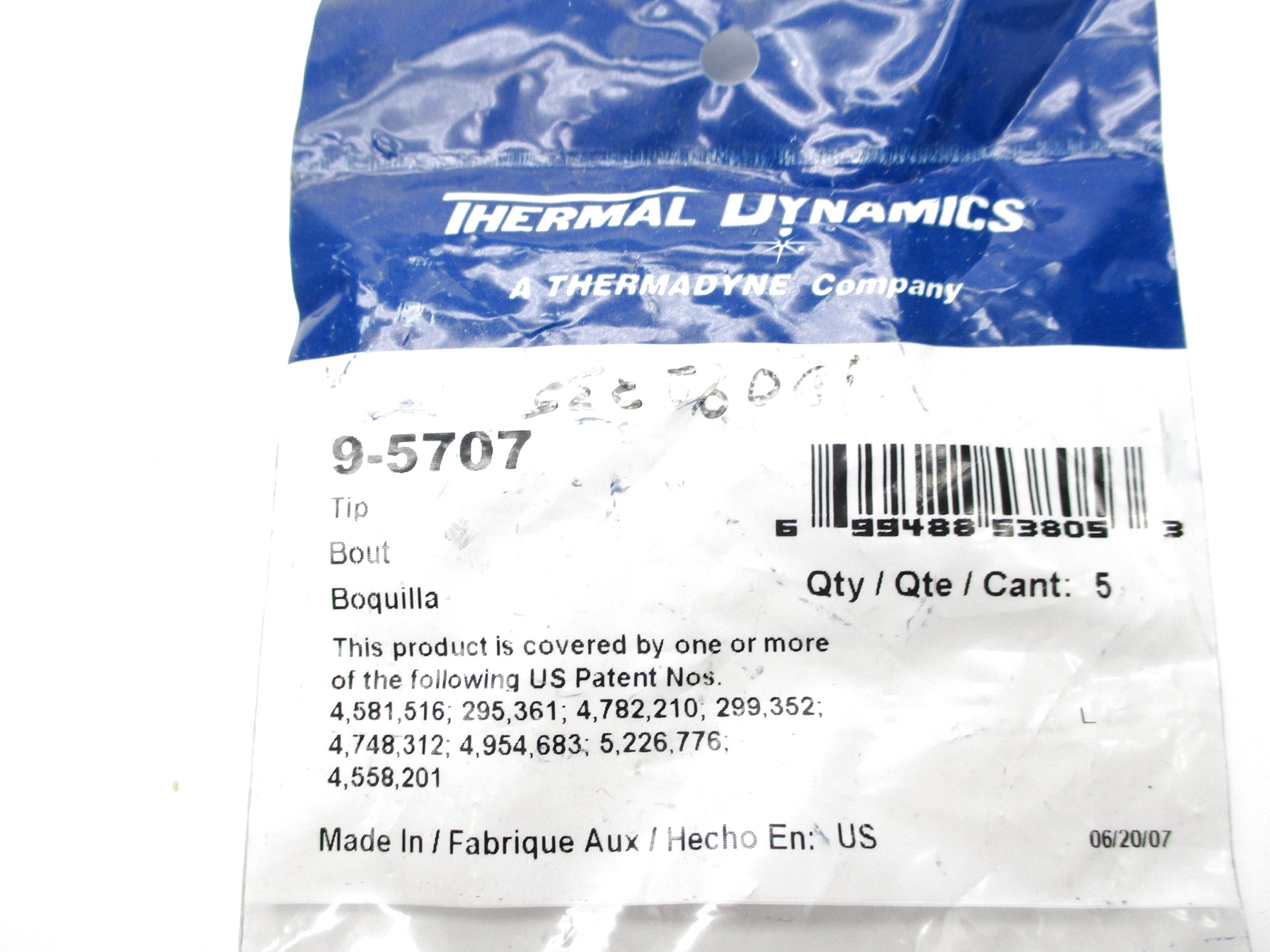 THERMAL DYNAMICS 9-5707 (PKG OF 5) NSMP