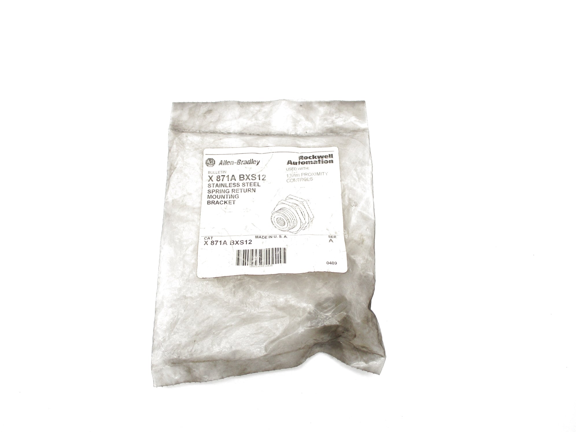INDUSTRIAL SPARE PART X871A-BXS12 SER. A NSMP