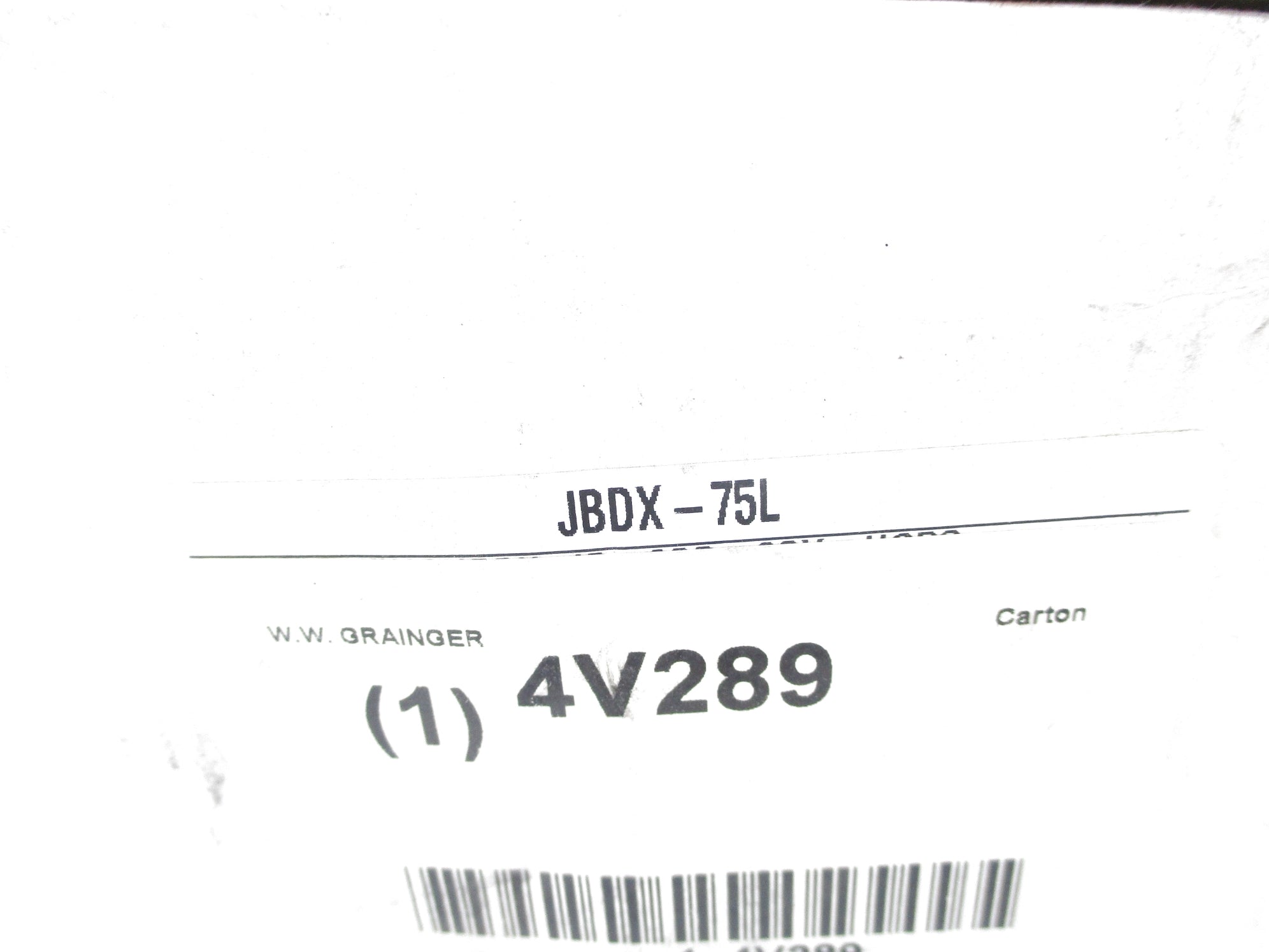APPLETON JBDX-75L 4V289 NSMP