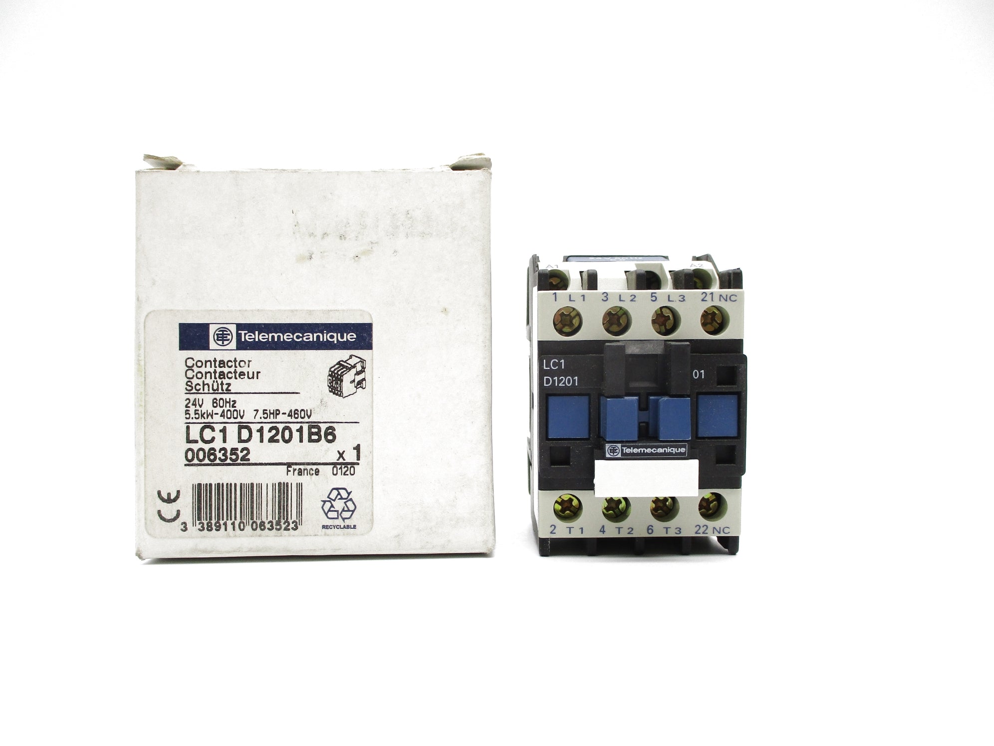 TELEMECANIQUE LC1D1201B6 24V NSMP