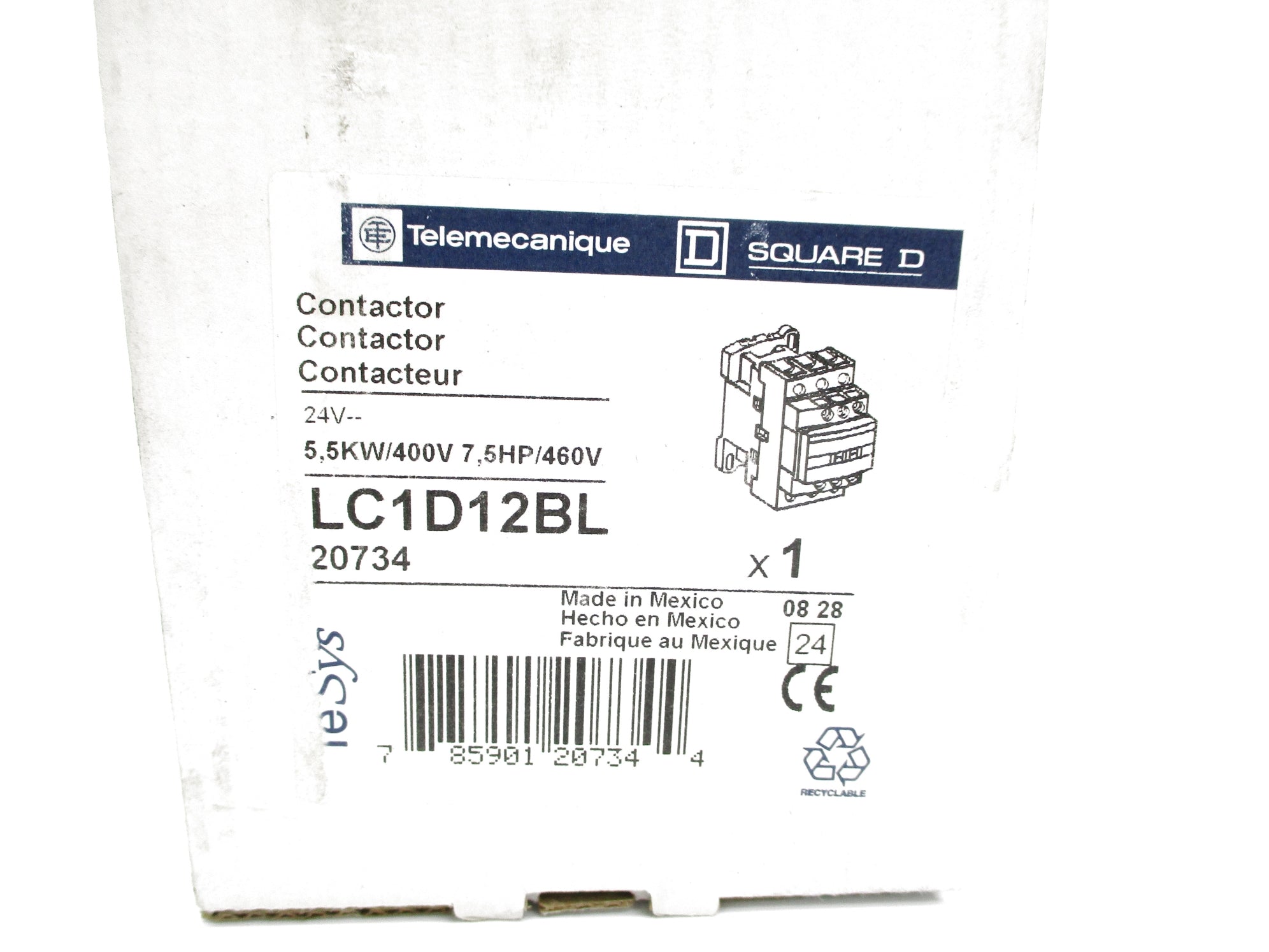 TELEMECANIQUE LC1D12BL 24VDC NSMP