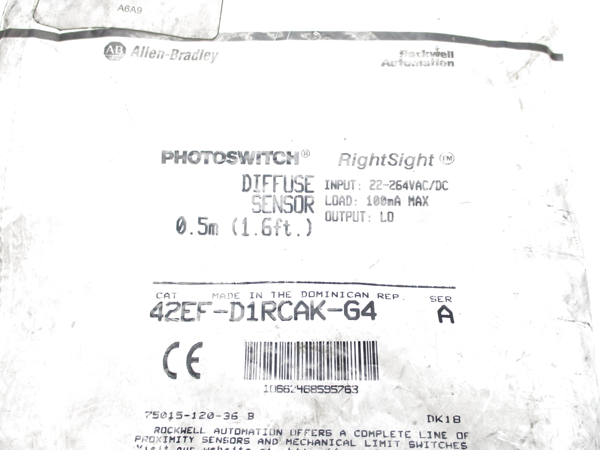 ALLEN BRADLEY 42EF-D1RCAK-G4 SER. A NSMP