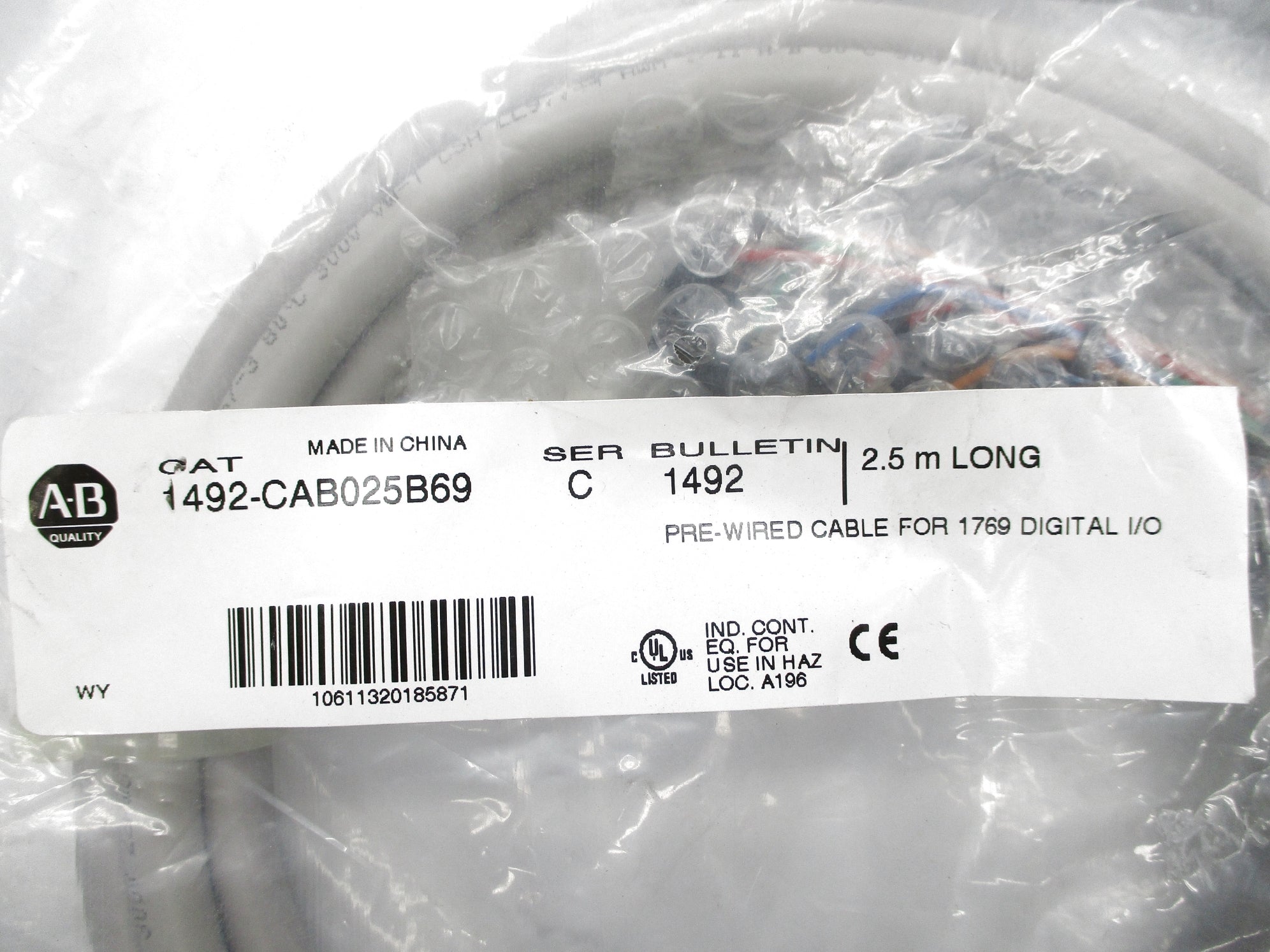 ALLEN BRADLEY 1492-CAB025B69 SER. C NSMP