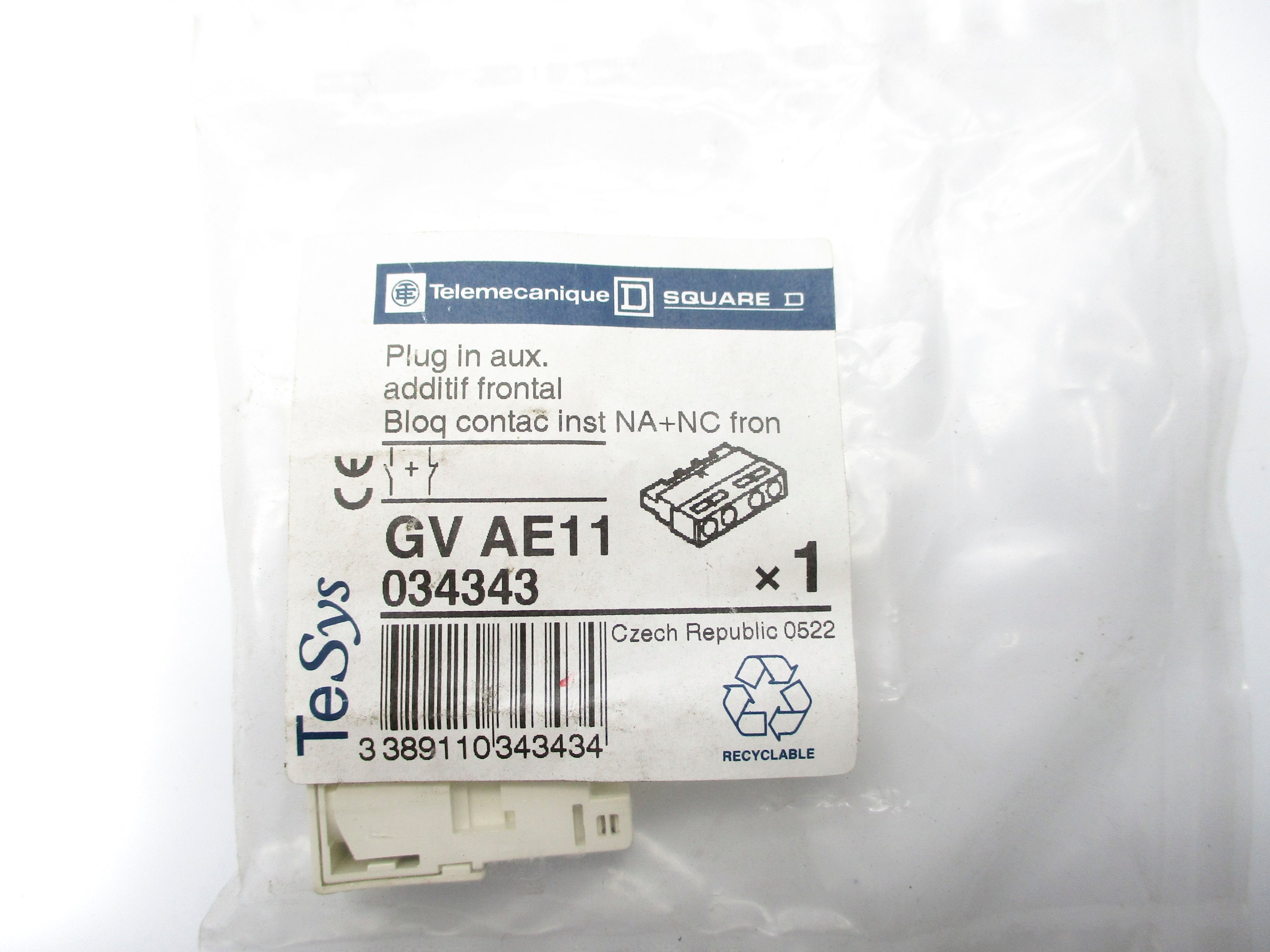 TELEMECANIQUE GVAE11 250V 2.5A NSMP