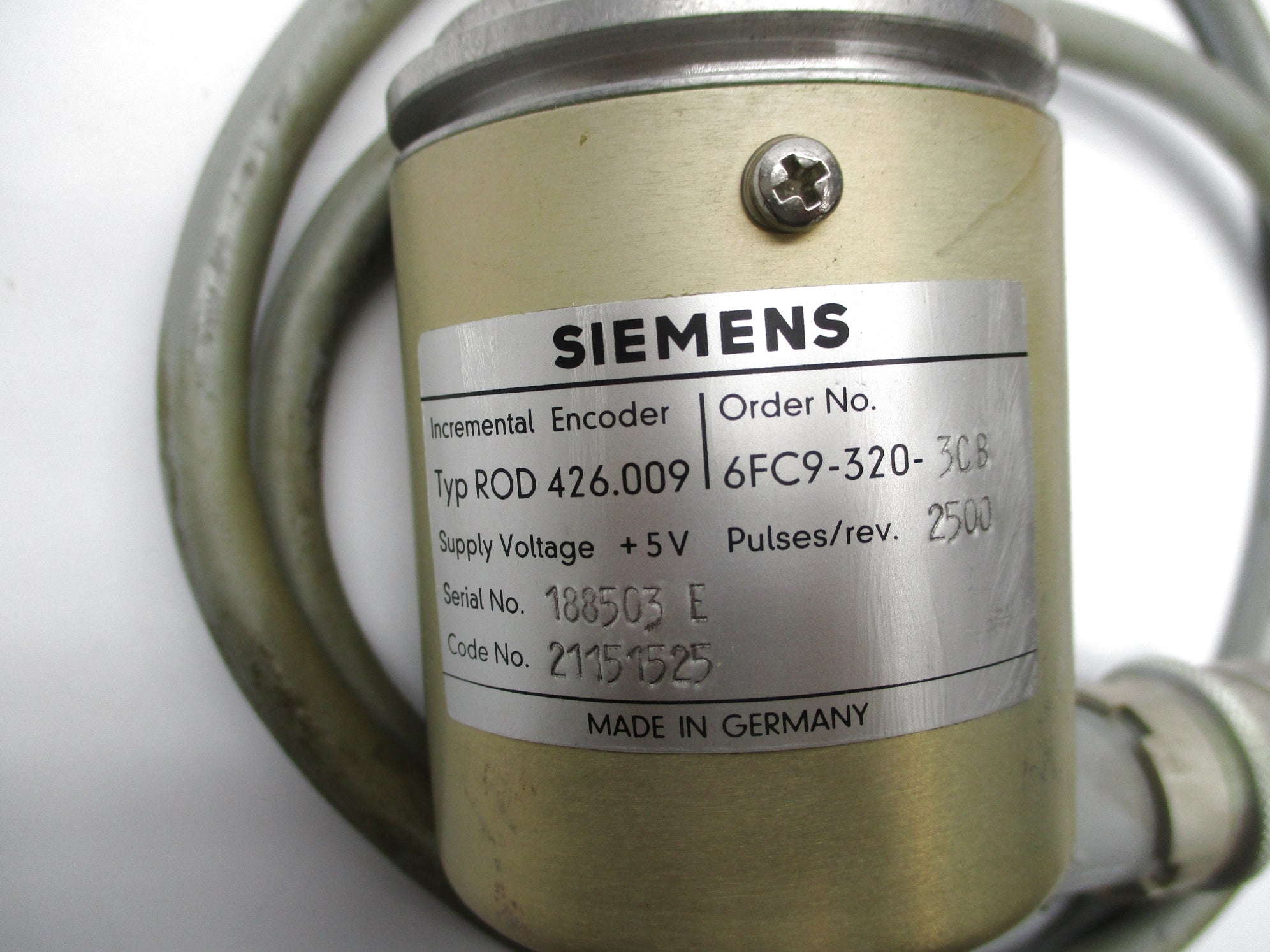 SIEMENS ROD426.009 6FC9-320-3CB UNMP