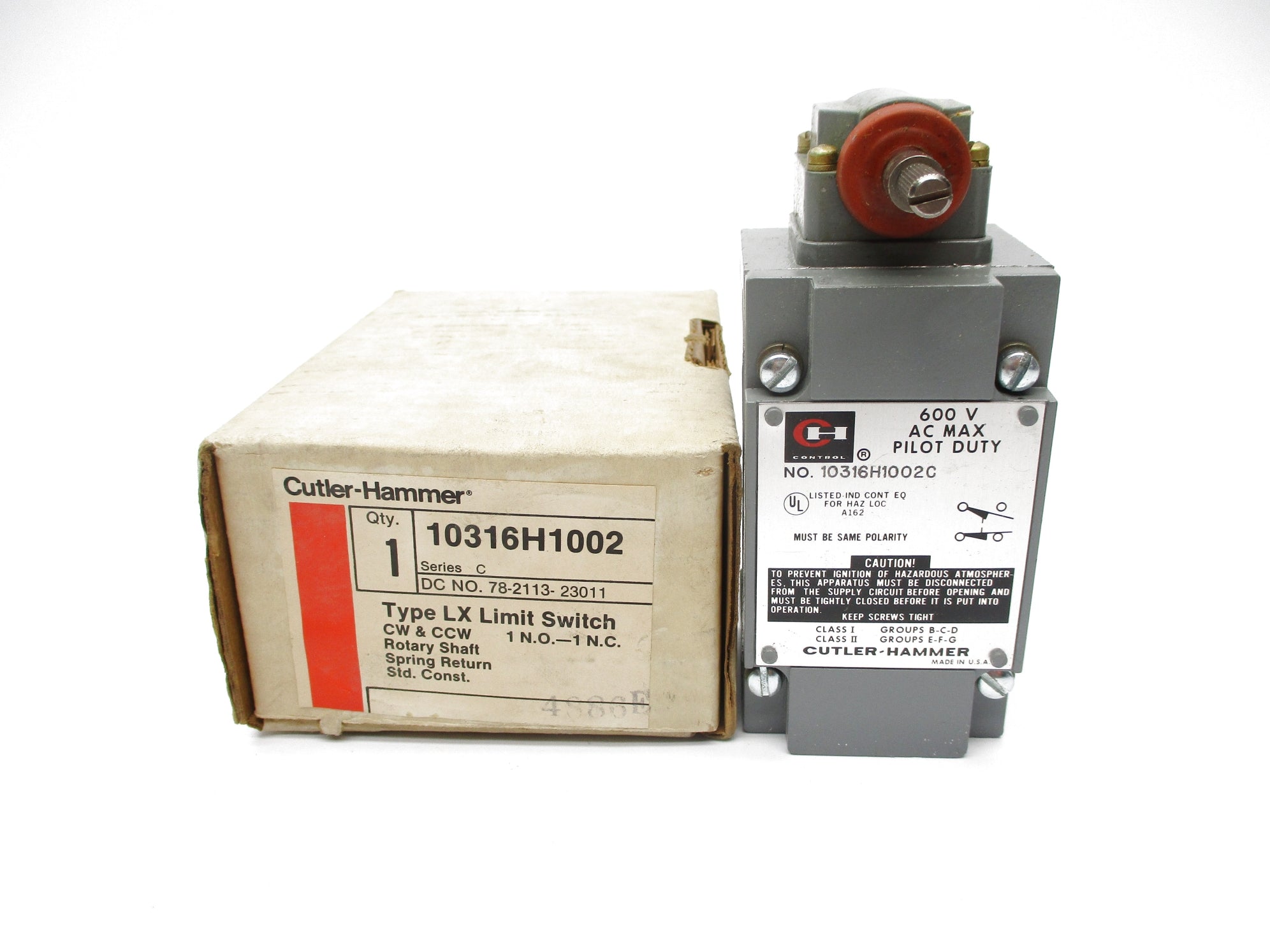CUTLER HAMMER 10316H1002 SER. C NSMP