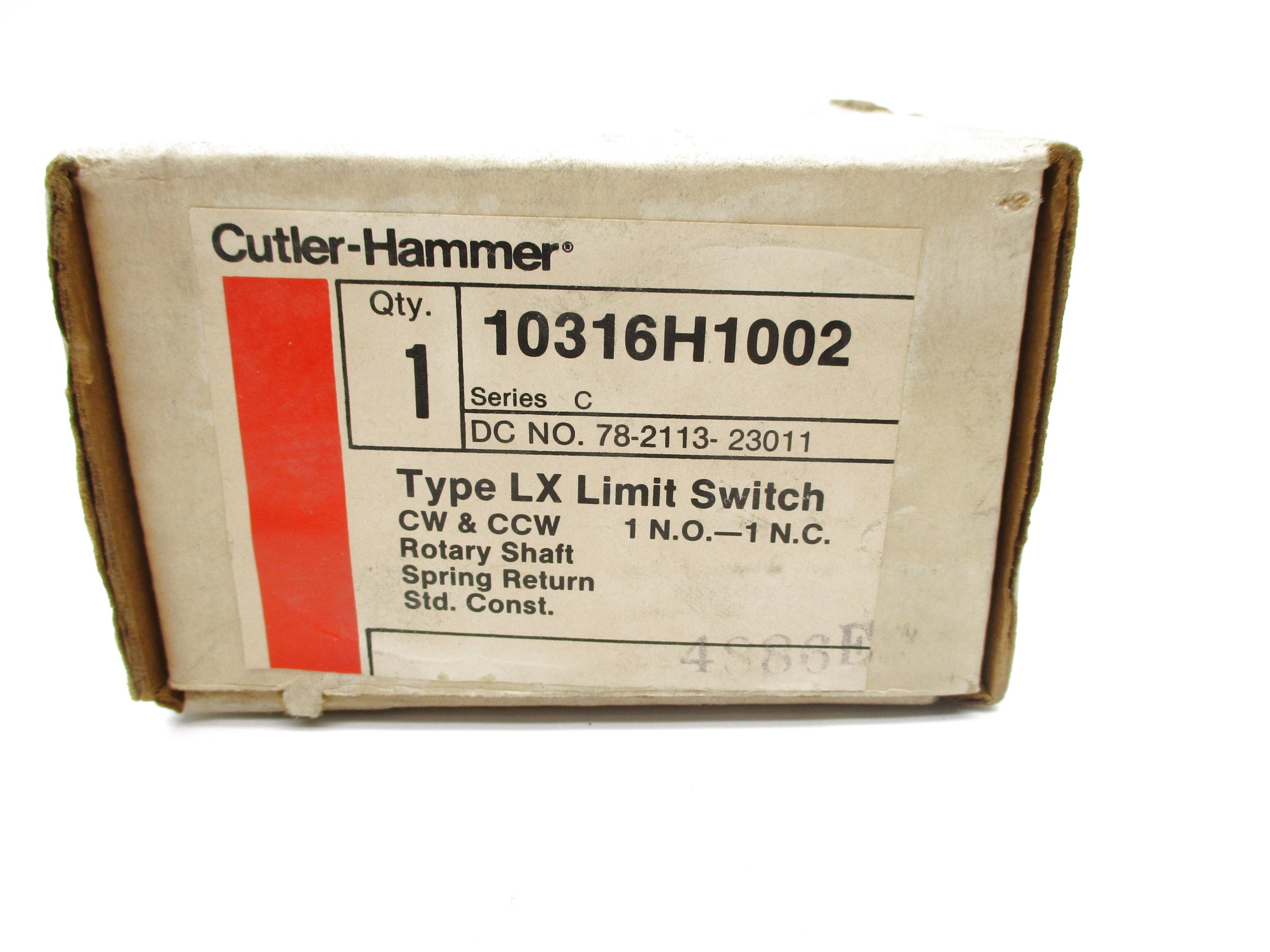 CUTLER HAMMER 10316H1002 SER. C NSMP