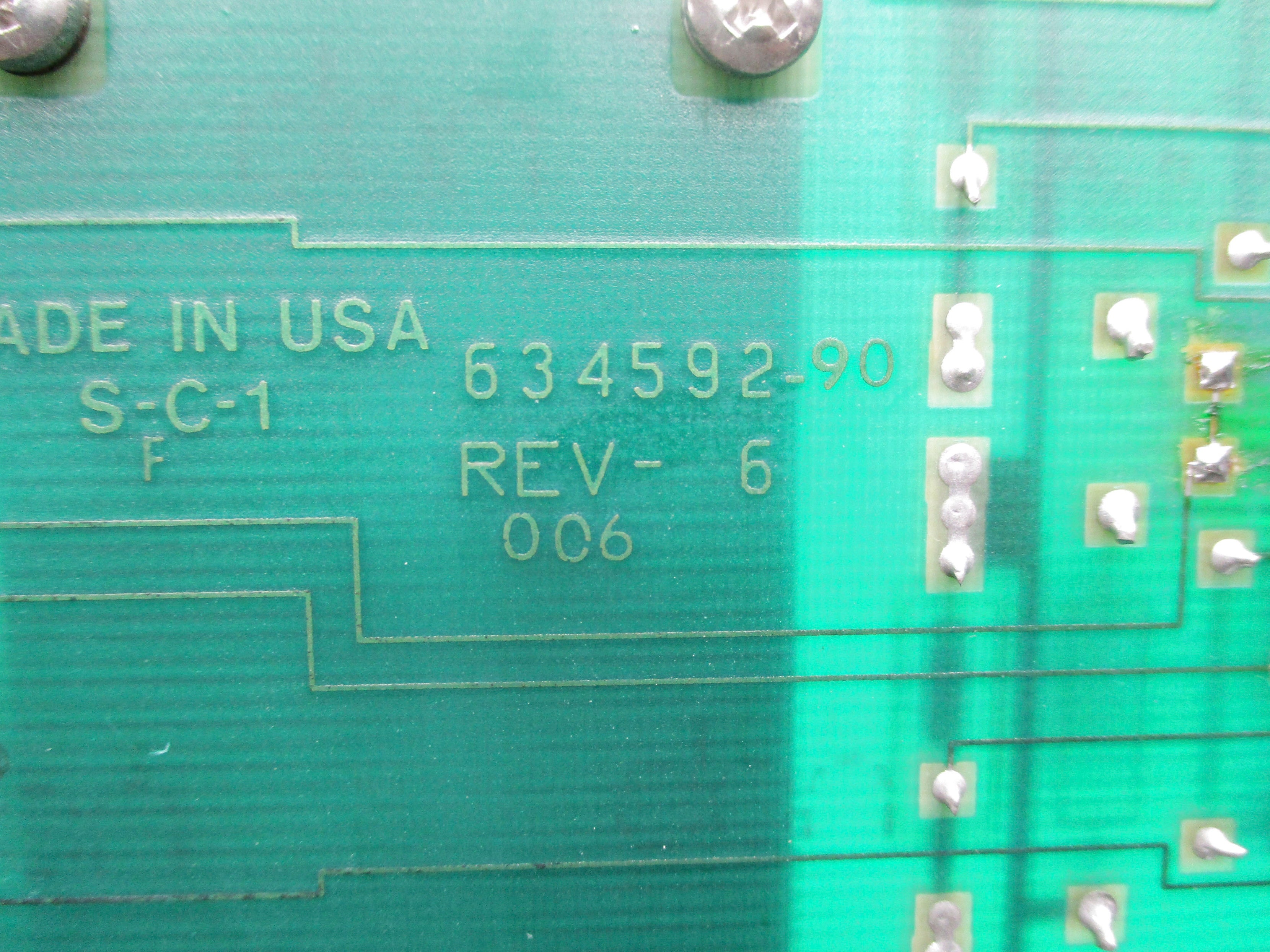 INDUSTRIAL SPARE PART 7300-UOH 634592-90 REV. 6 REMAN