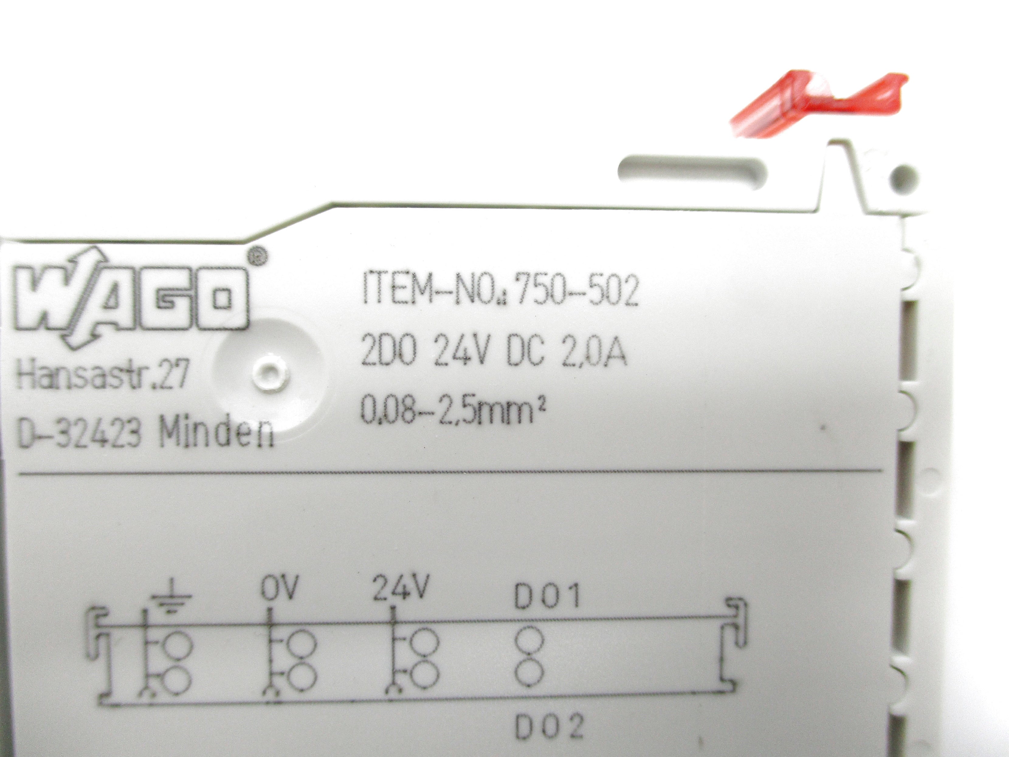WAGO 750-502 24VDC 2.0A NSNP