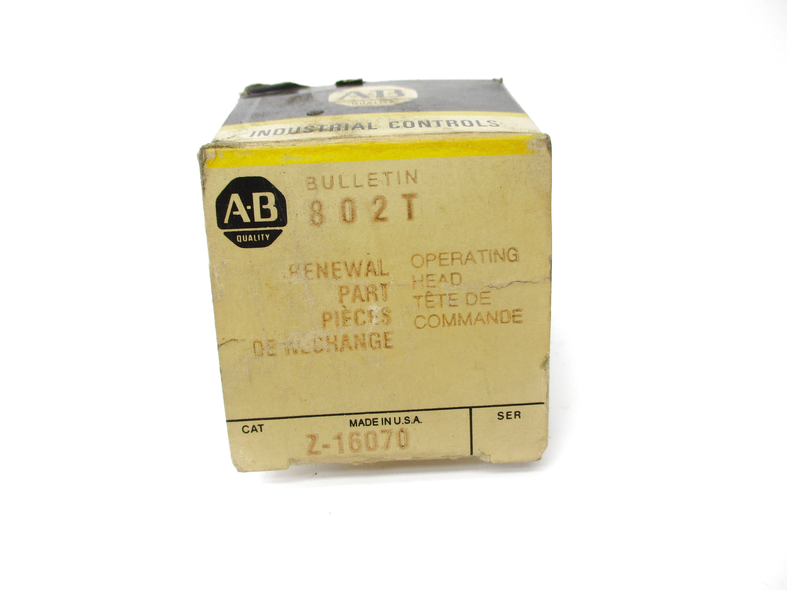 INDUSTRIAL SPARE PART Z-16070 (BK/YL) NSMP