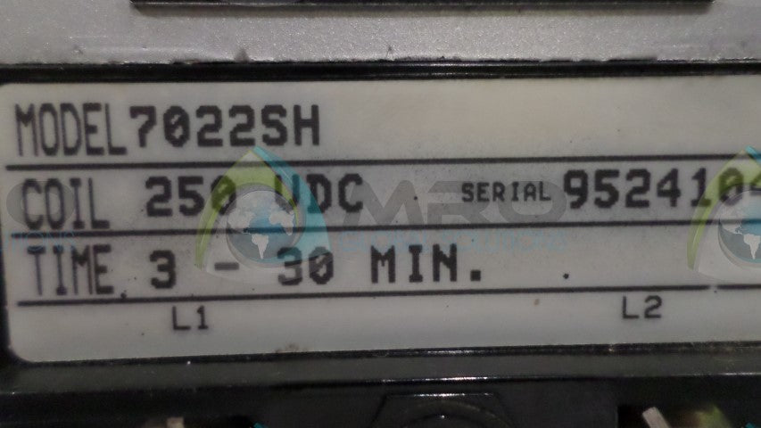 AGASTAT 7022SH TIME DELAY RELAY *NEW NO BOX*