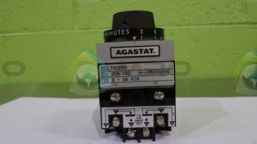 AGASTAT 7022SH TIME DELAY RELAY *NEW NO BOX*