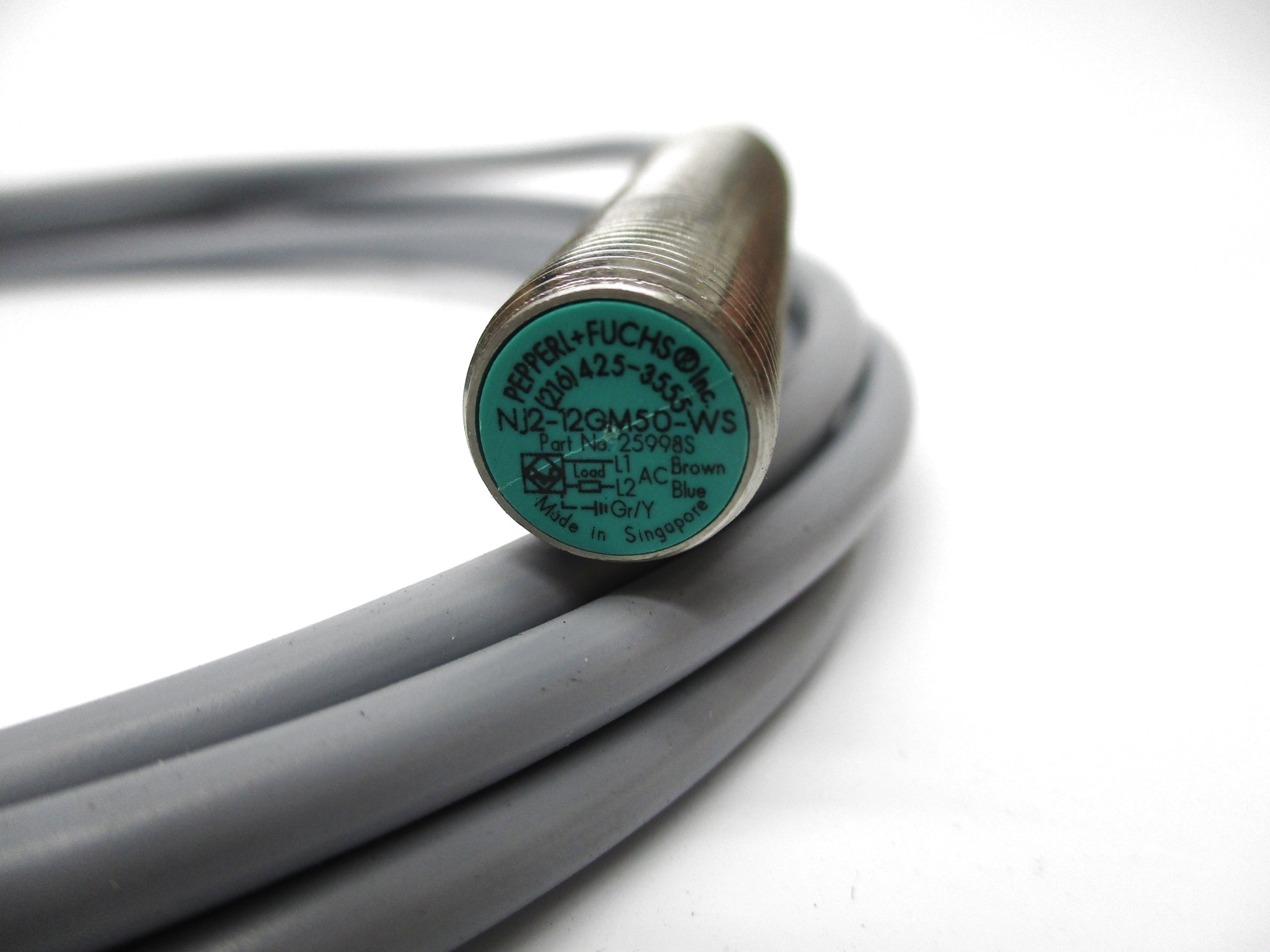 PEPPERL+FUCHS NJ2-12GM50-WS 25998S NSNP