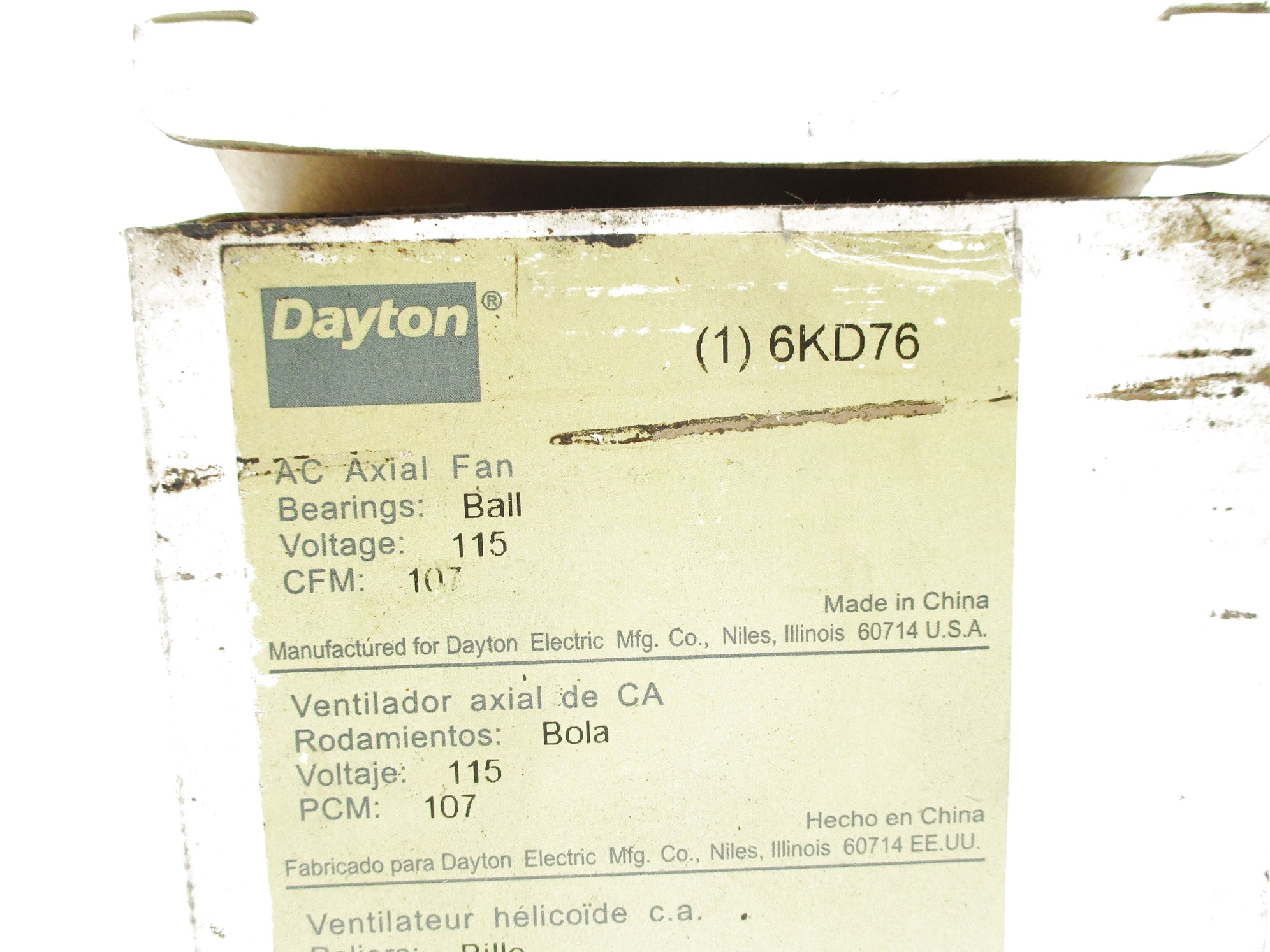 DAYTON 6KD76 NSMP