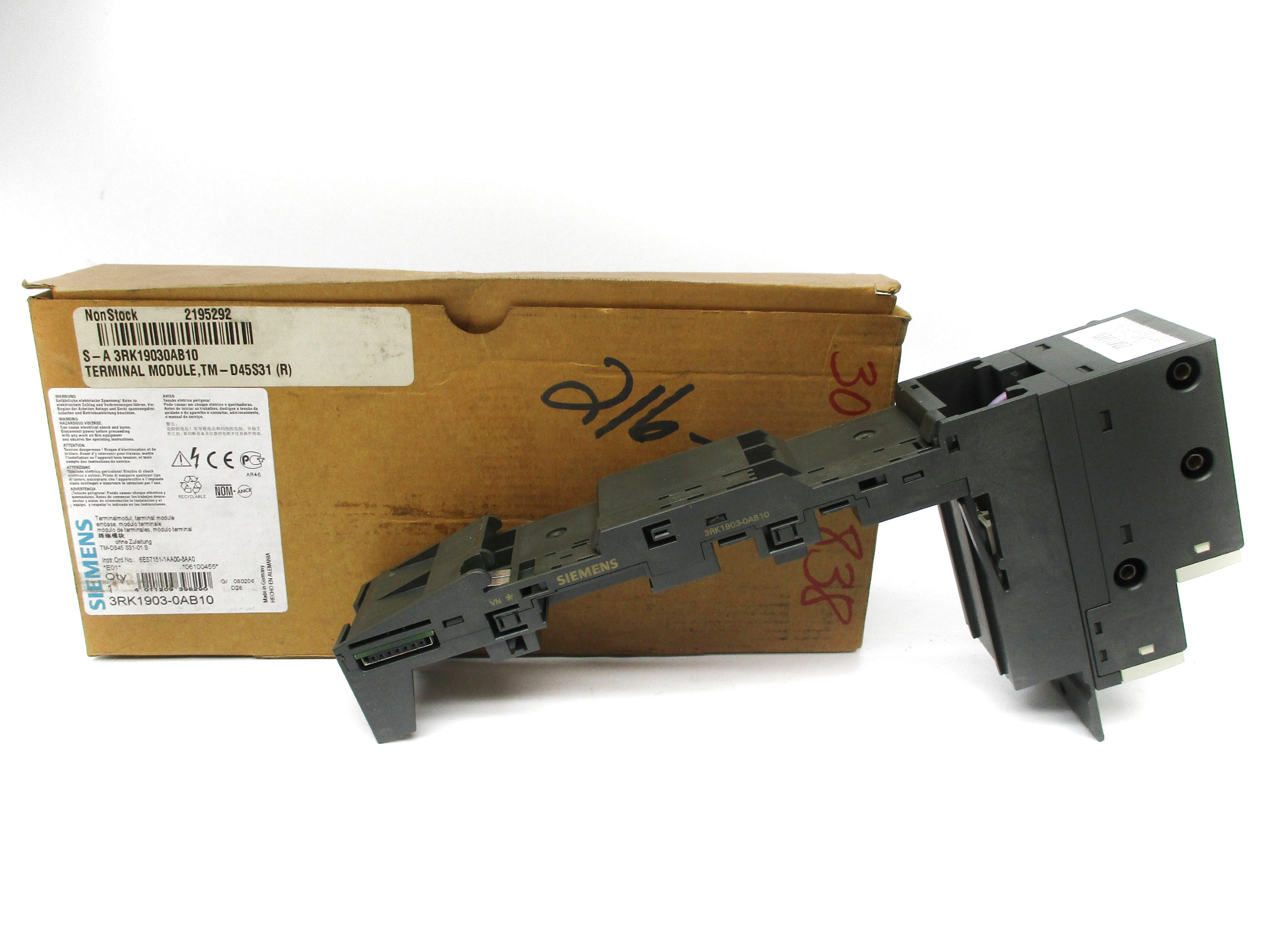 SIEMENS 3RK1903-0AB10 NSMP