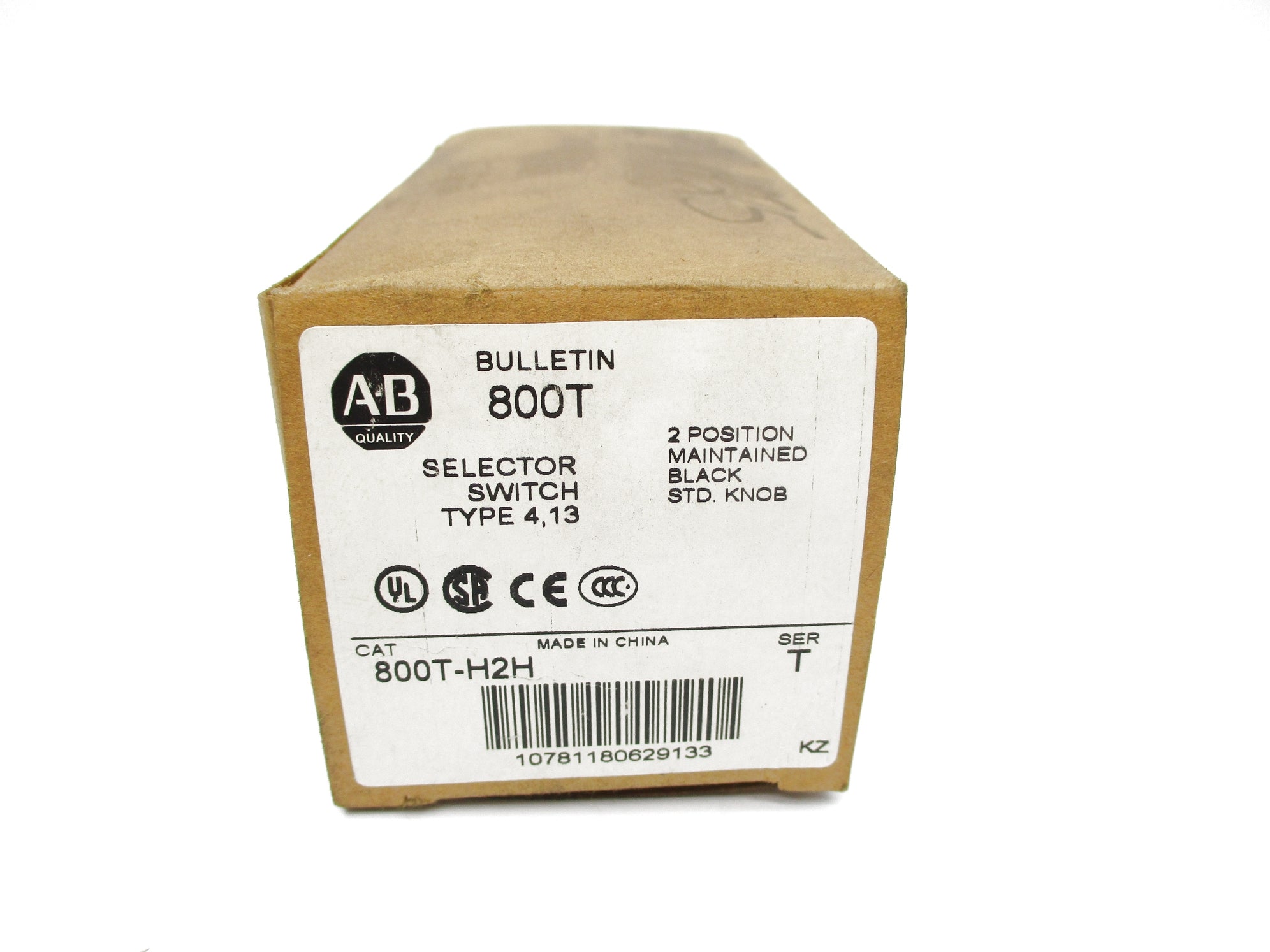 ALLEN BRADLEY 800T-H2H SER. T (BR/WH) NSMP
