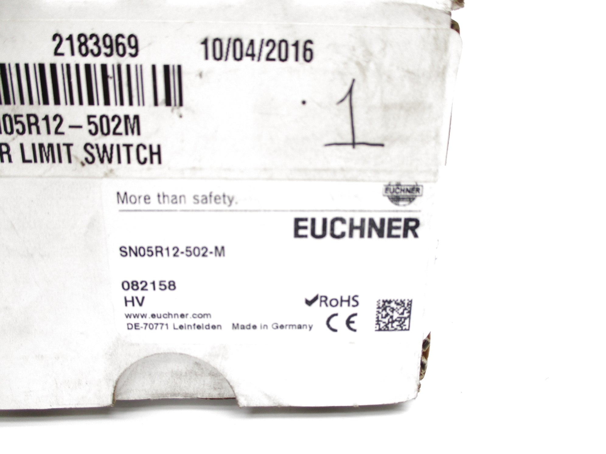 EUCHNER SN05R12-502-M NSMP