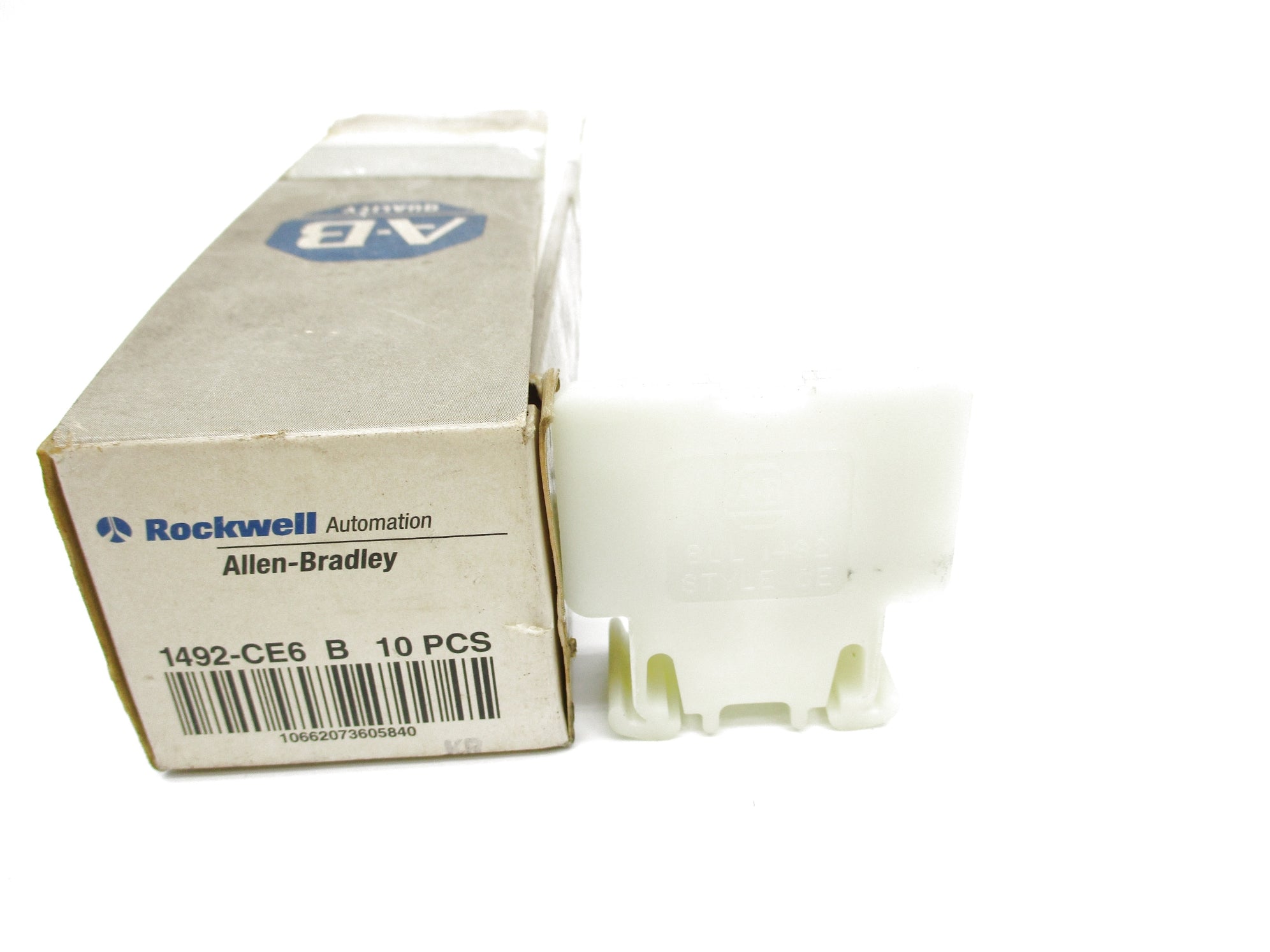 ALLEN BRADLEY 1492-CE6 SER. B (PKG OF 10) (GY/BL) NSMP