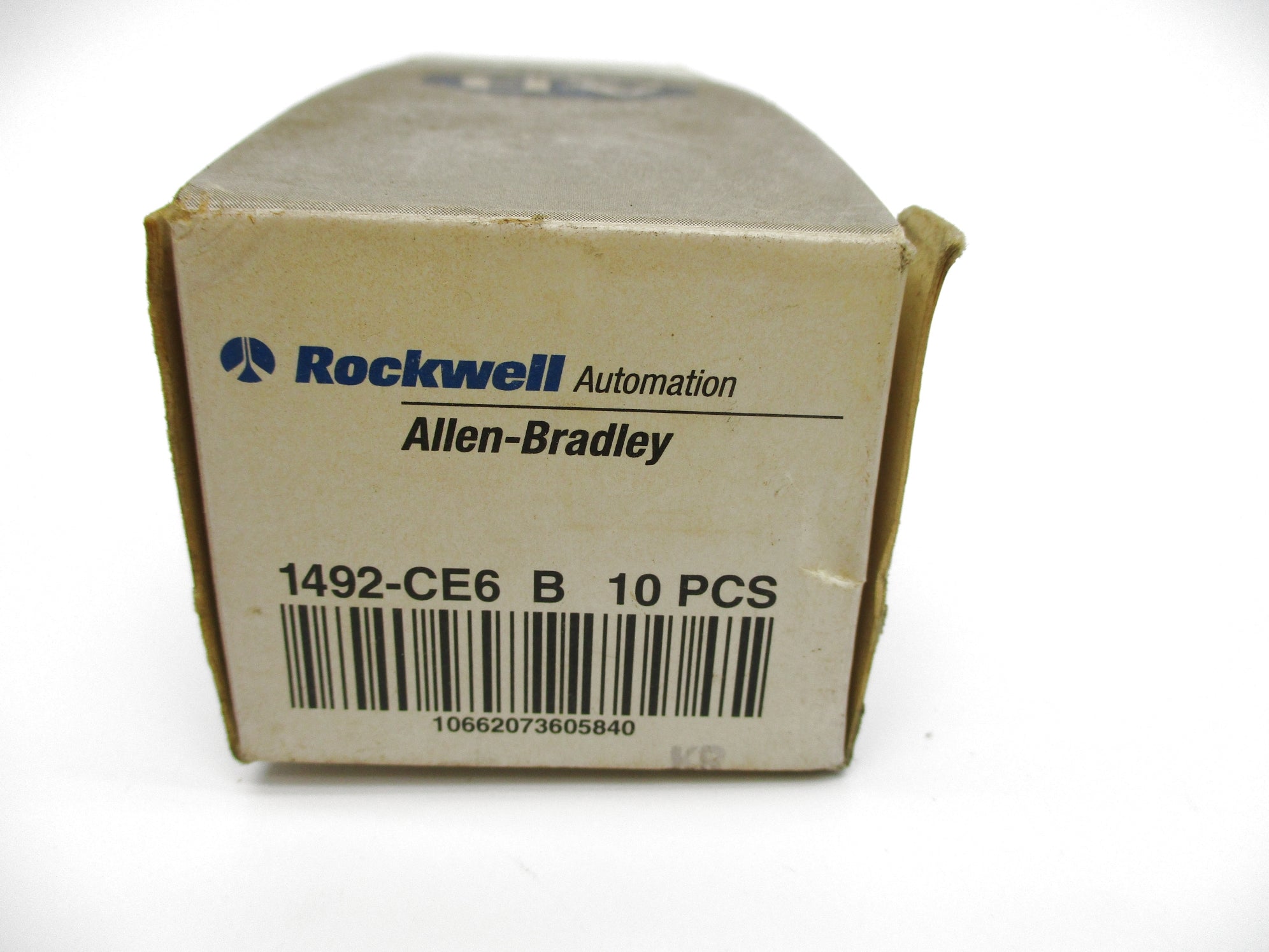 ALLEN BRADLEY 1492-CE6 SER. B (PKG OF 10) (GY/BL) NSMP