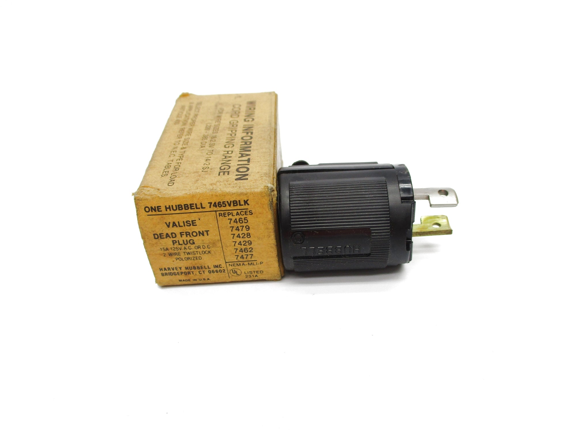 HUBBELL 7465VBLK NSMP