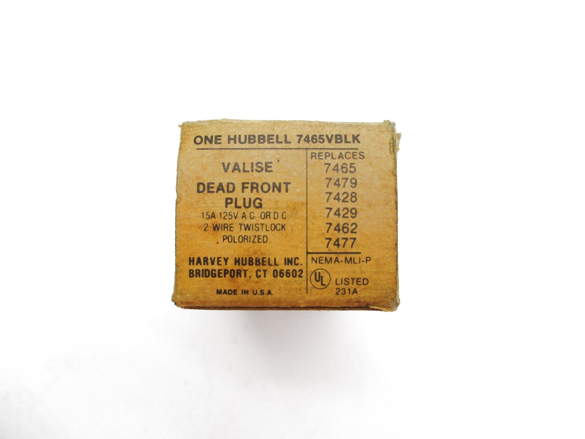 HUBBELL 7465VBLK NSMP