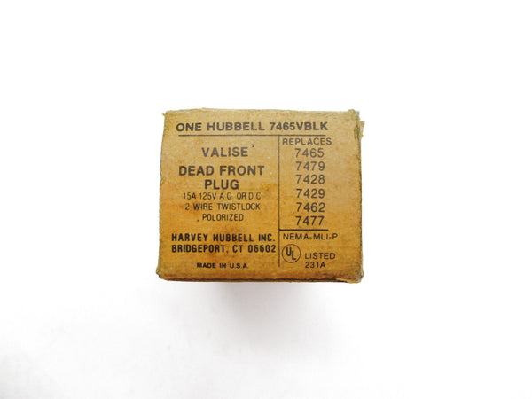 HUBBELL 7465VBLK NSMP