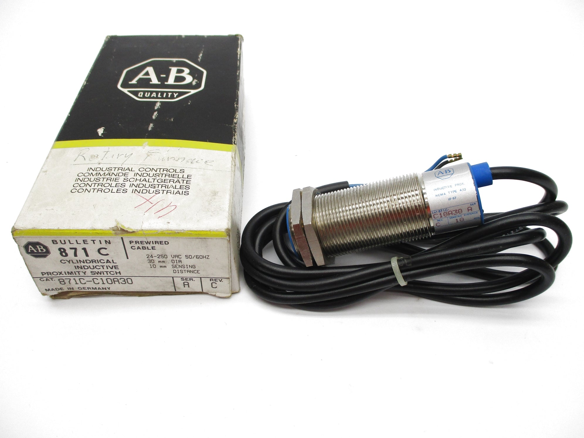 INDUSTRIAL SPARE PART 871C-C10A30 SER. A (BK/YL) NSMP
