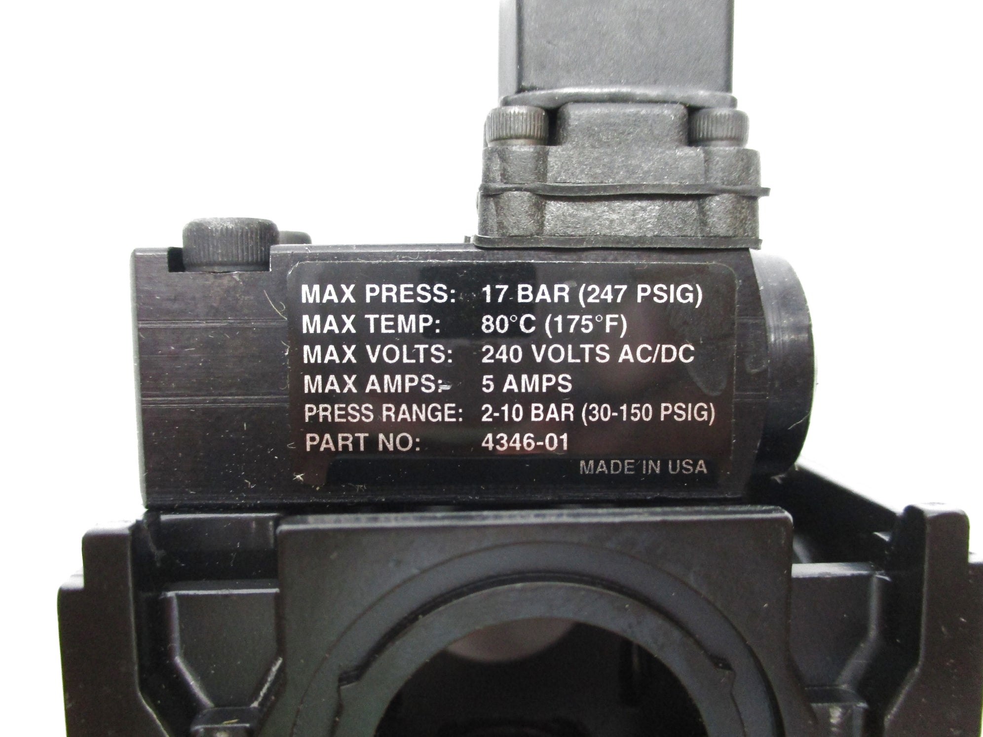 NORGREN 4346-01 30-150PSIG 240VAC NSNP