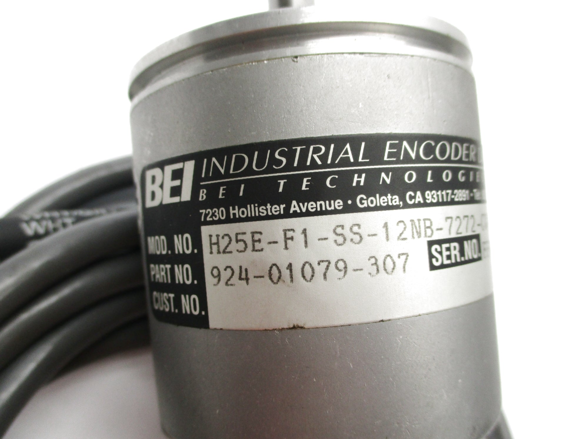 BEI H25E-F1-SS-12NB-7272-CW-EM14/19 UNMP
