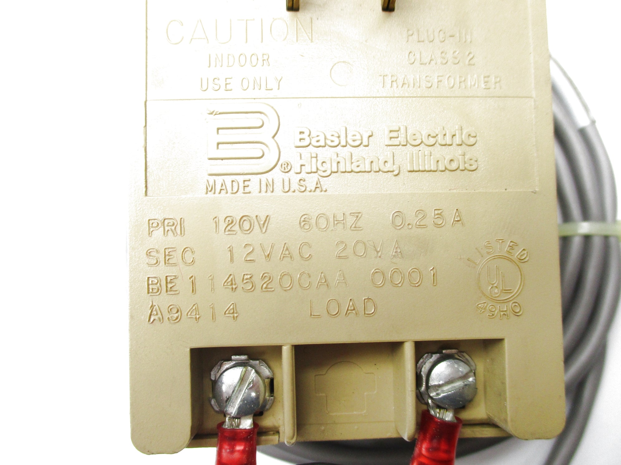 BASLER ELECTRIC BE114520CAA NSNP