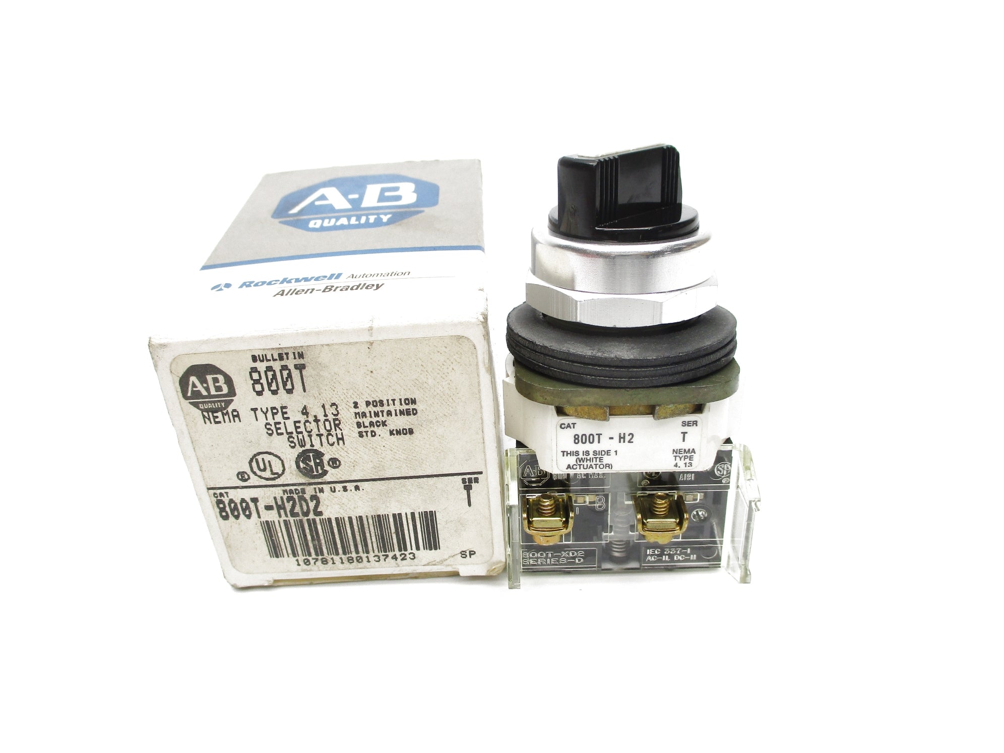 ALLEN BRADLEY 800T-H2D2 SER. T (GY/BL) NSMP