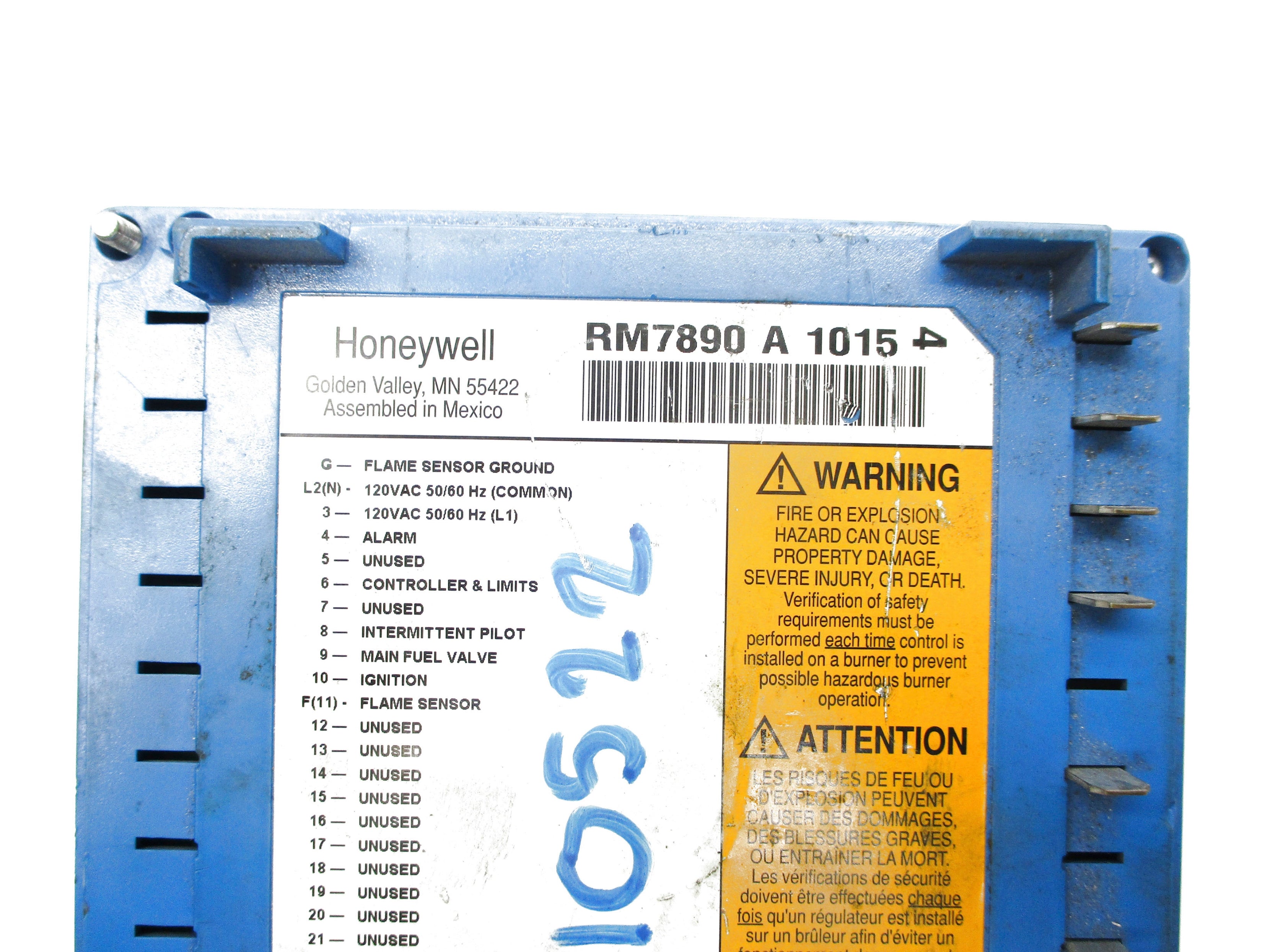 HONEYWELL RM7890A1015 UNMP