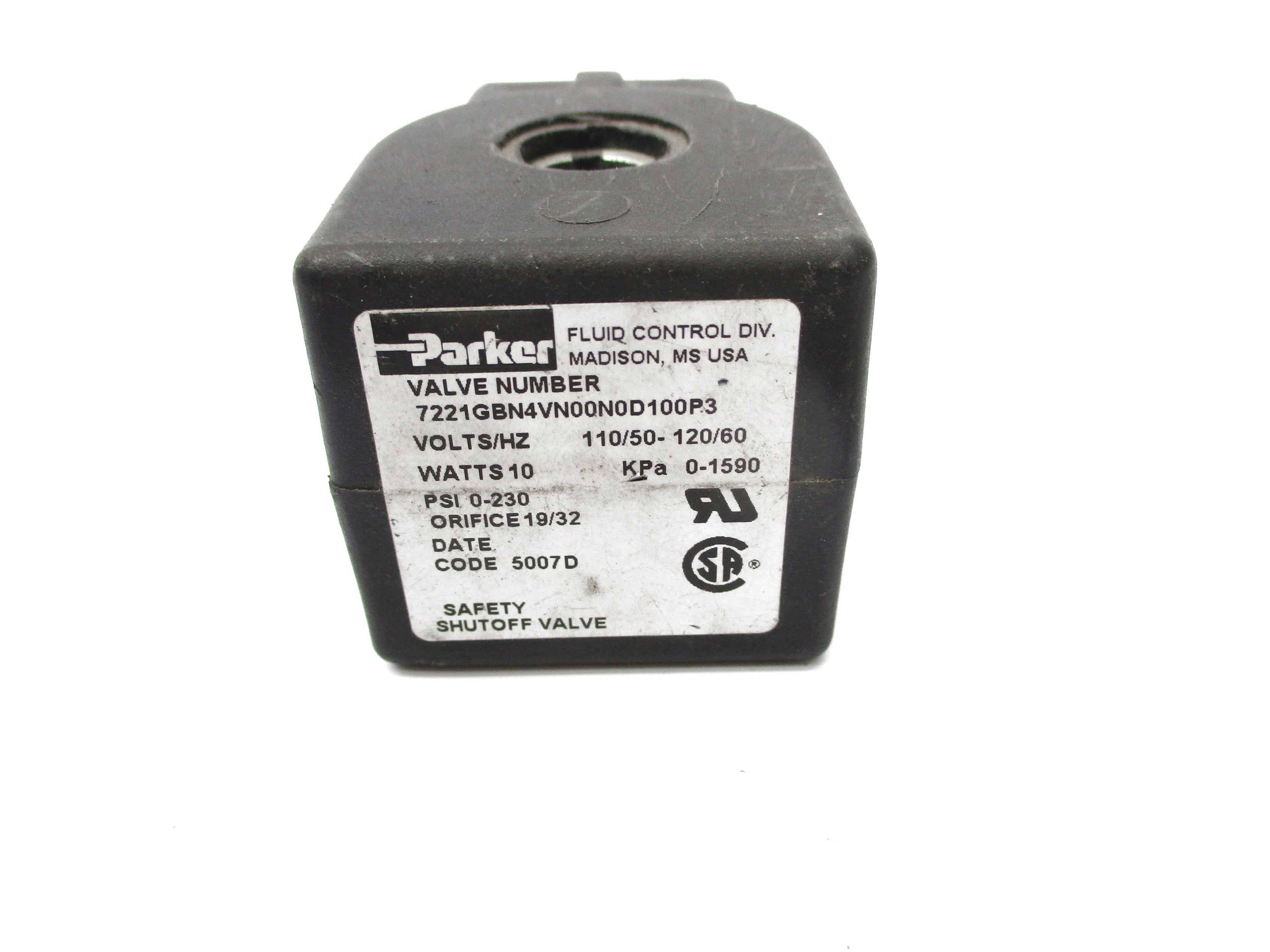 PARKER 7221GBN4VN00N0D100P3 UNMP