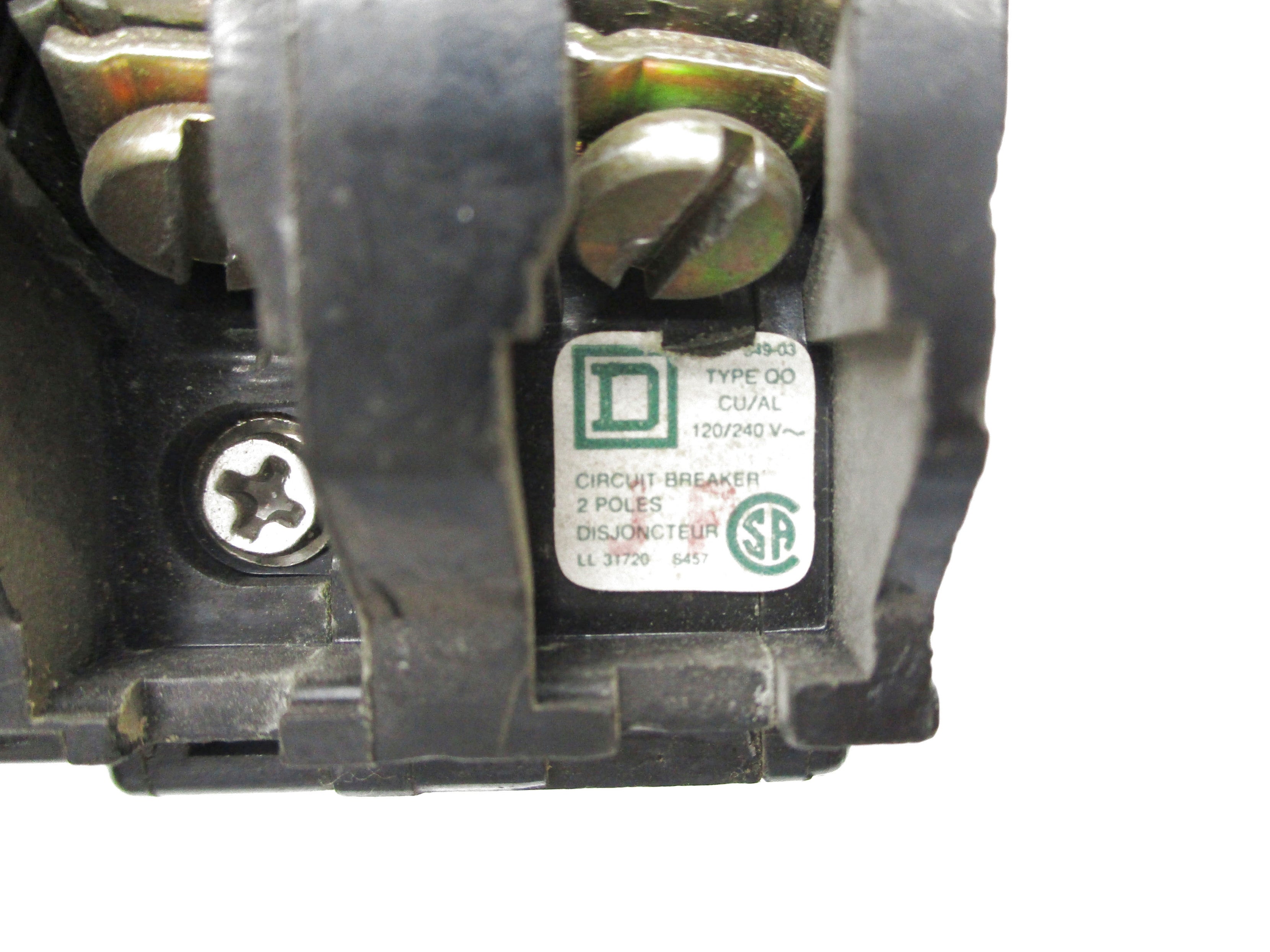 SQUARE D QO215 15A 120/240VAC UNMP