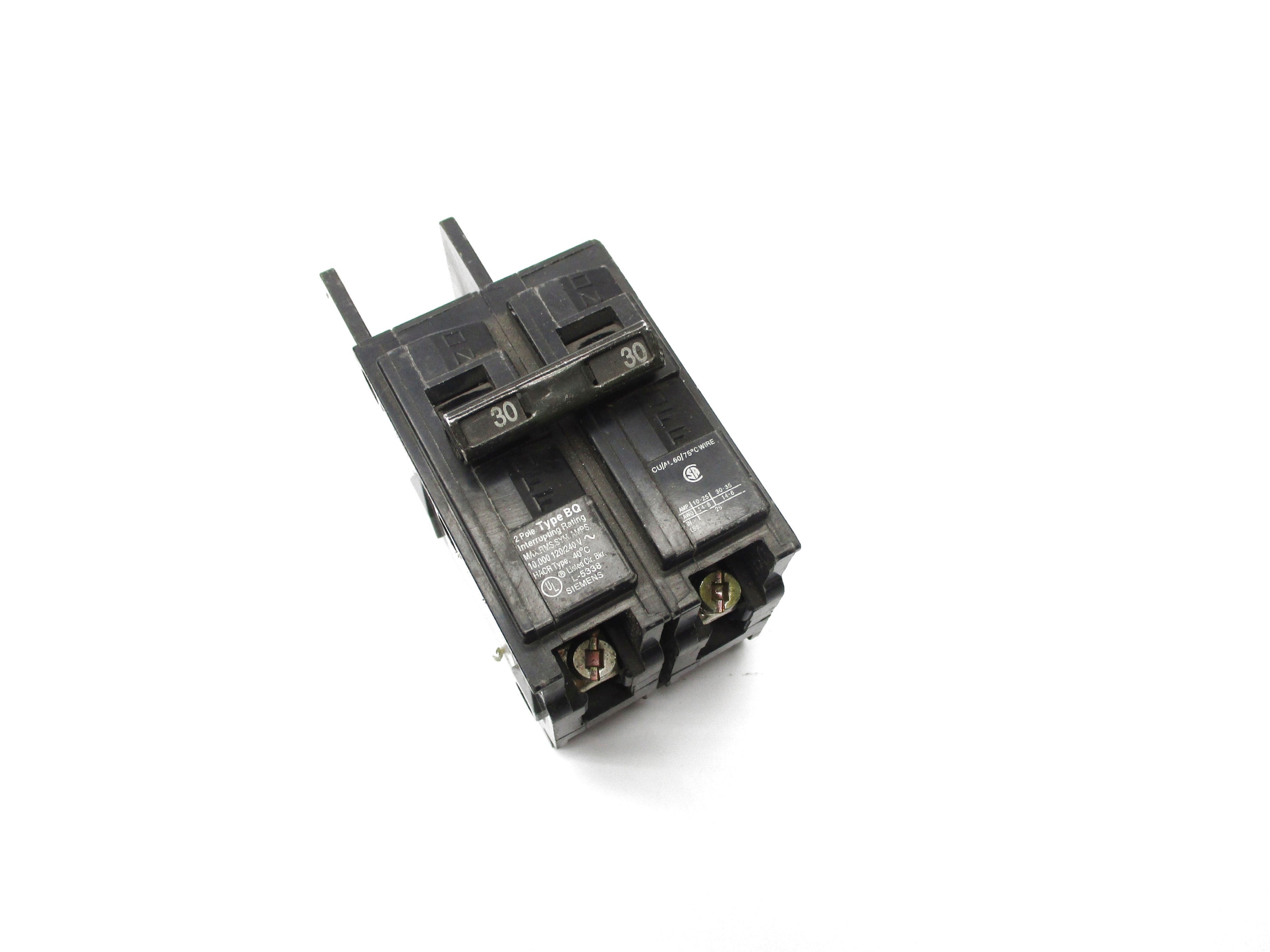 SIEMENS BQ2B030 30A 120/240VAC UNMP