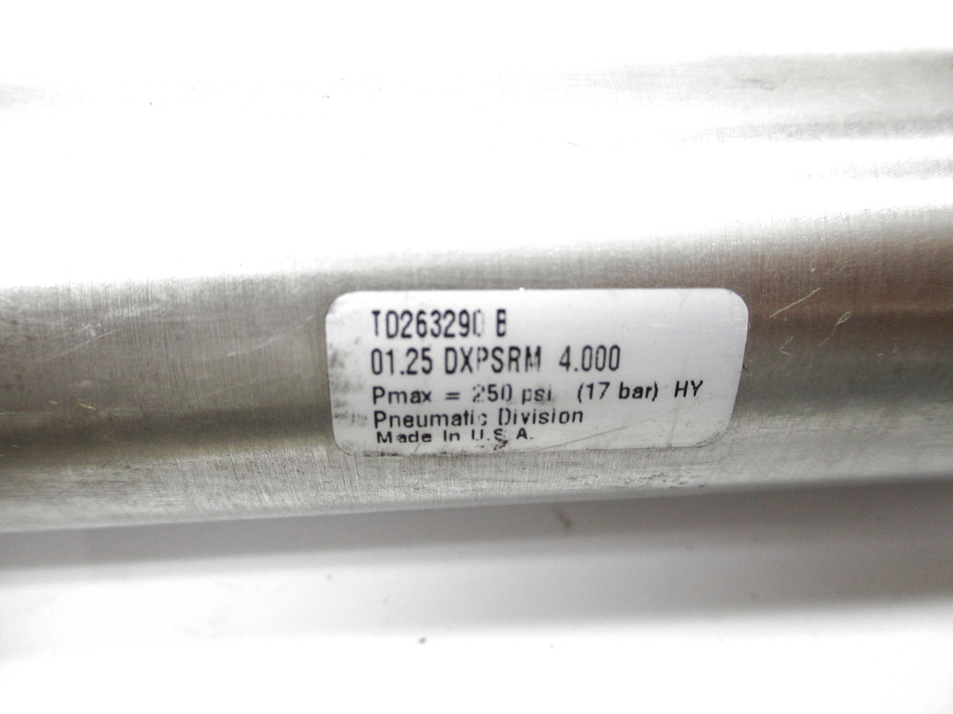 PARKER 01.25DXPSRM4.000 250PSI UNMP