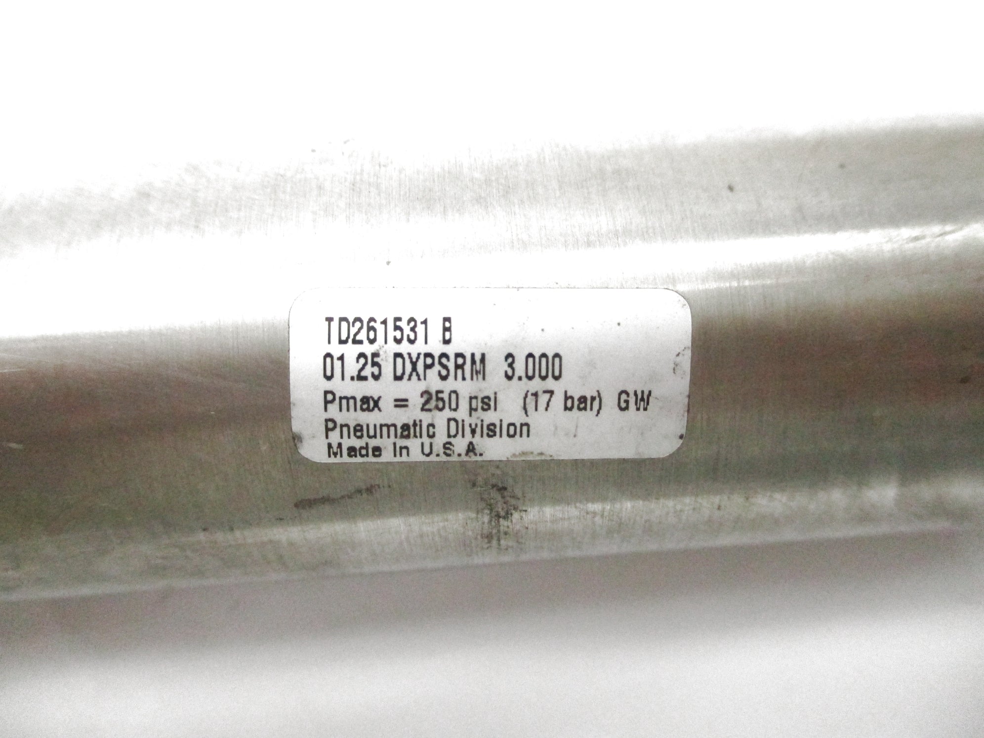 PARKER 01.25DXPSRM3.000 250PSI UNMP