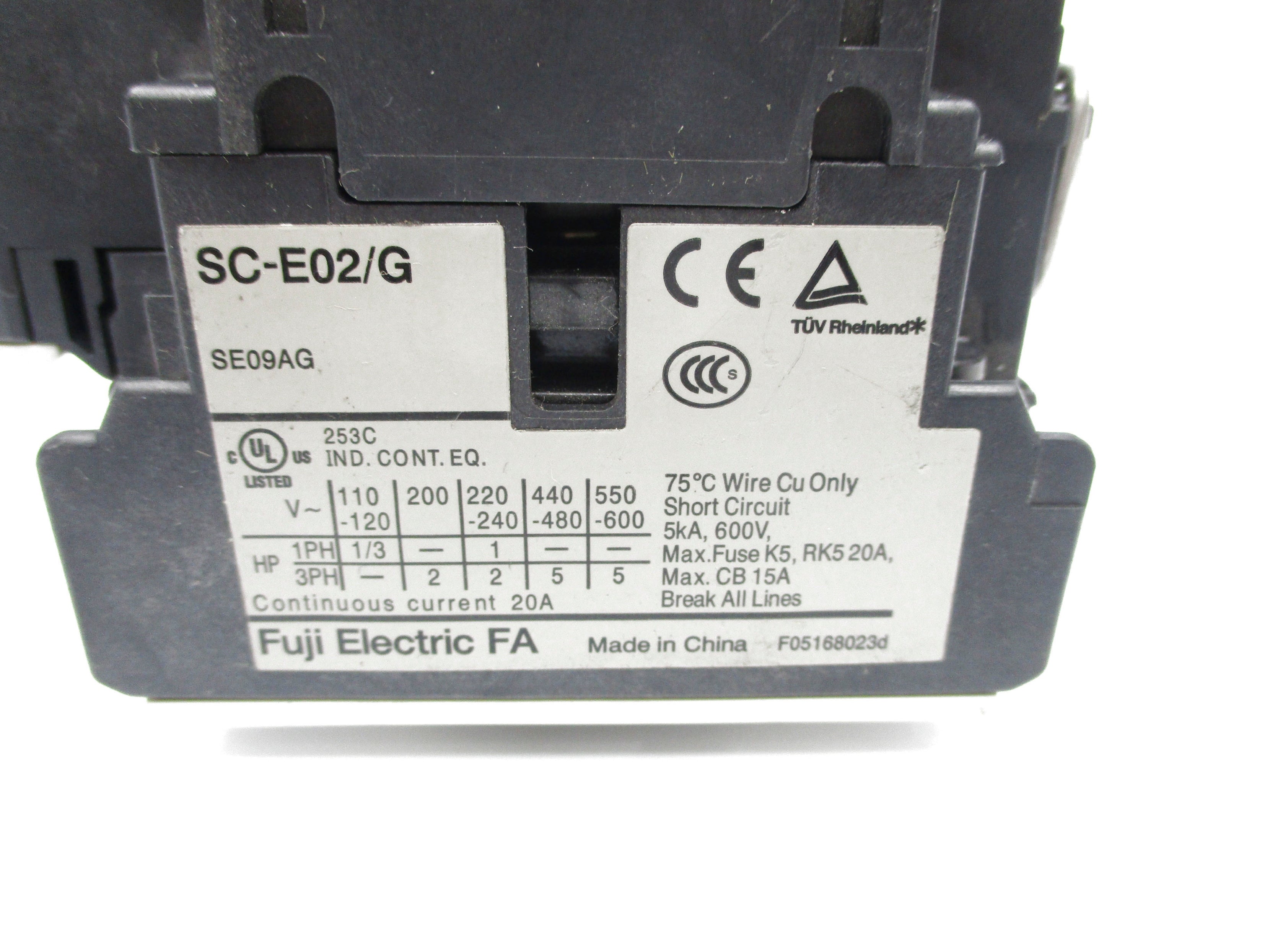 FUJI ELECTRIC SC-E02/G 240V NSNP