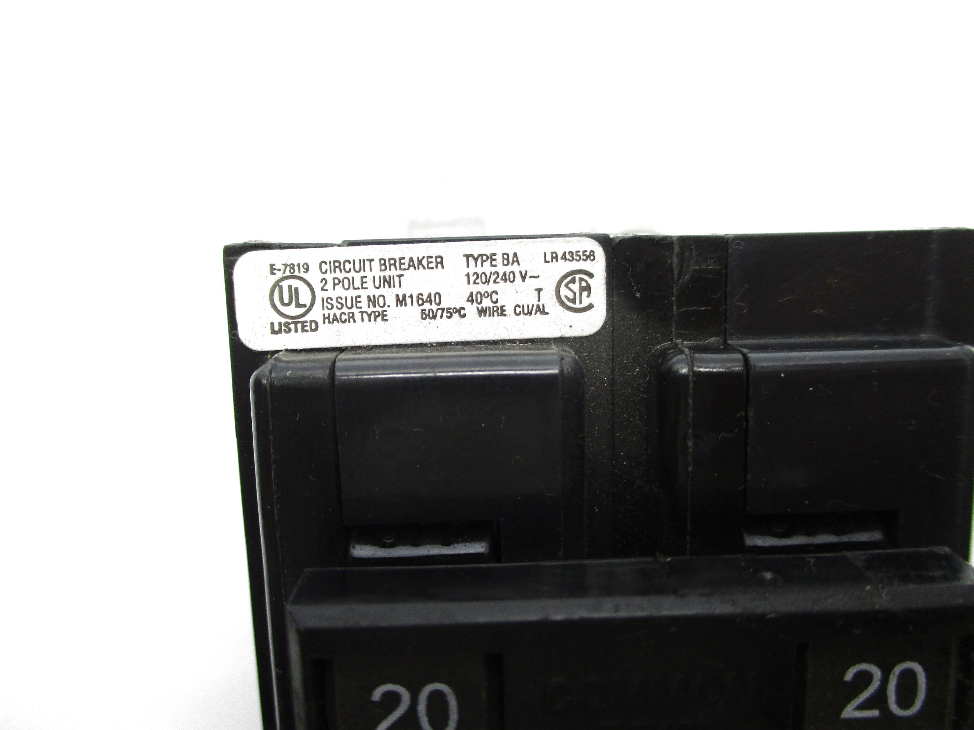 ITE BA220 20A 120/240V NSNP
