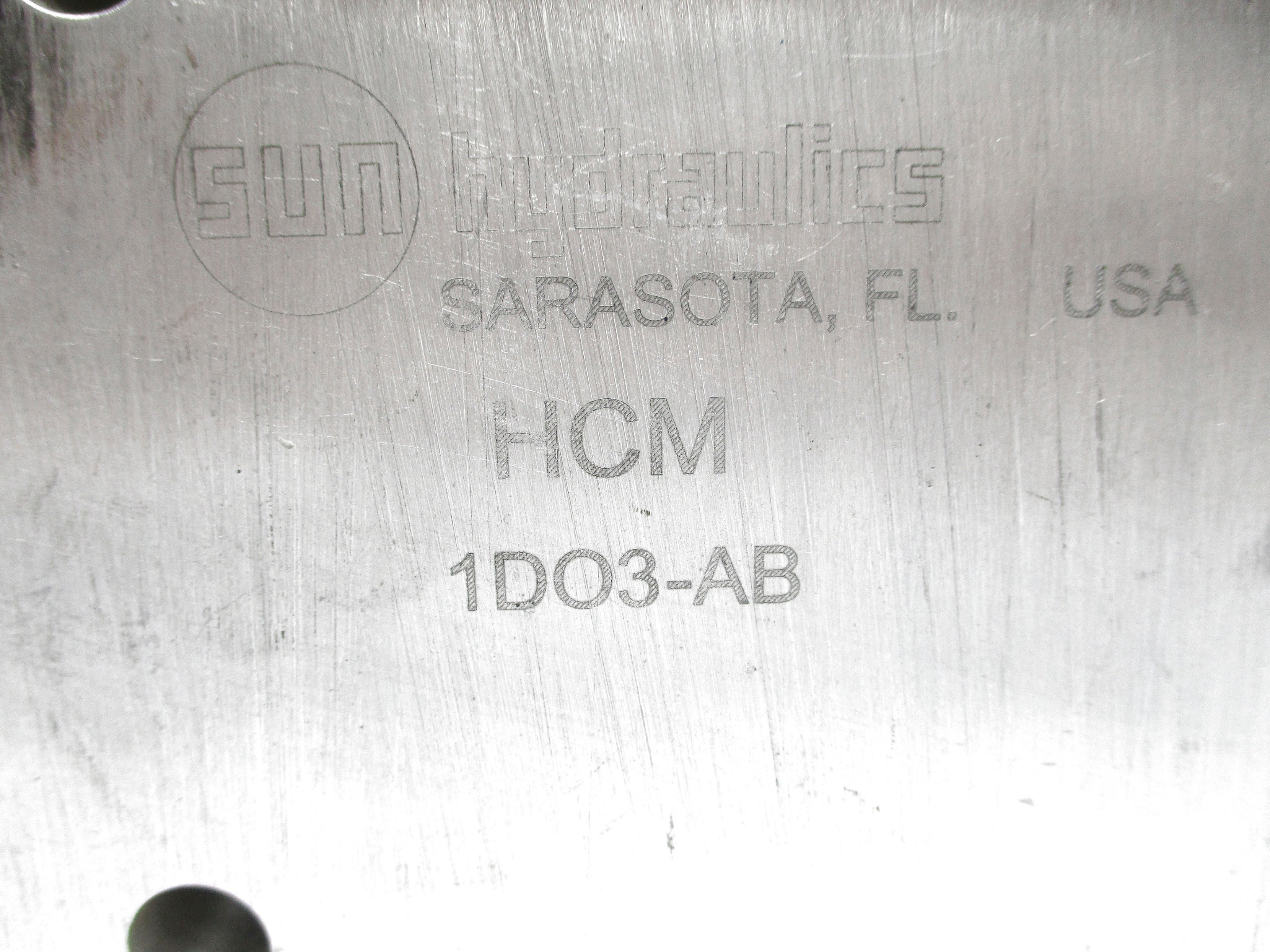 SUN HYDRAULICS 1DO3-AB HCM NSNP